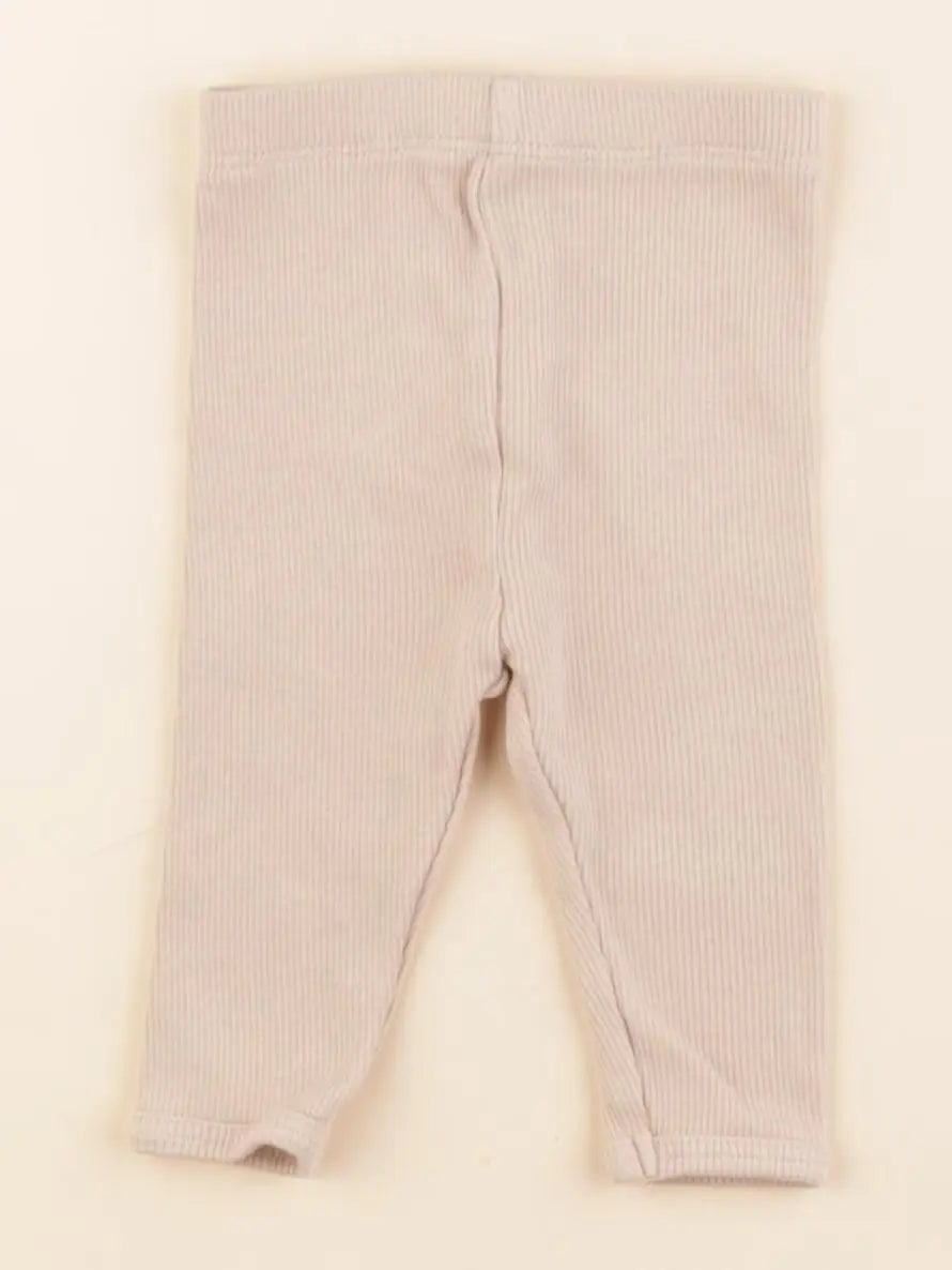 Vertbaudet - legging beige - 1 mois