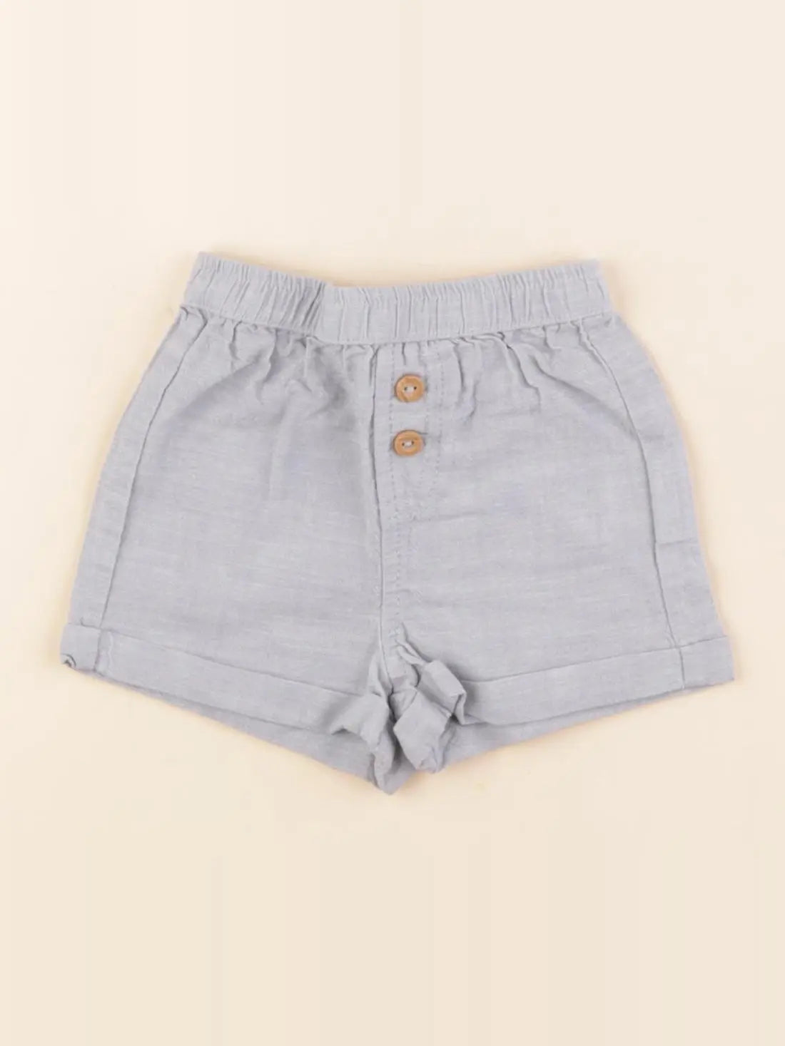 Vertbaudet - short bleu - 1 mois
