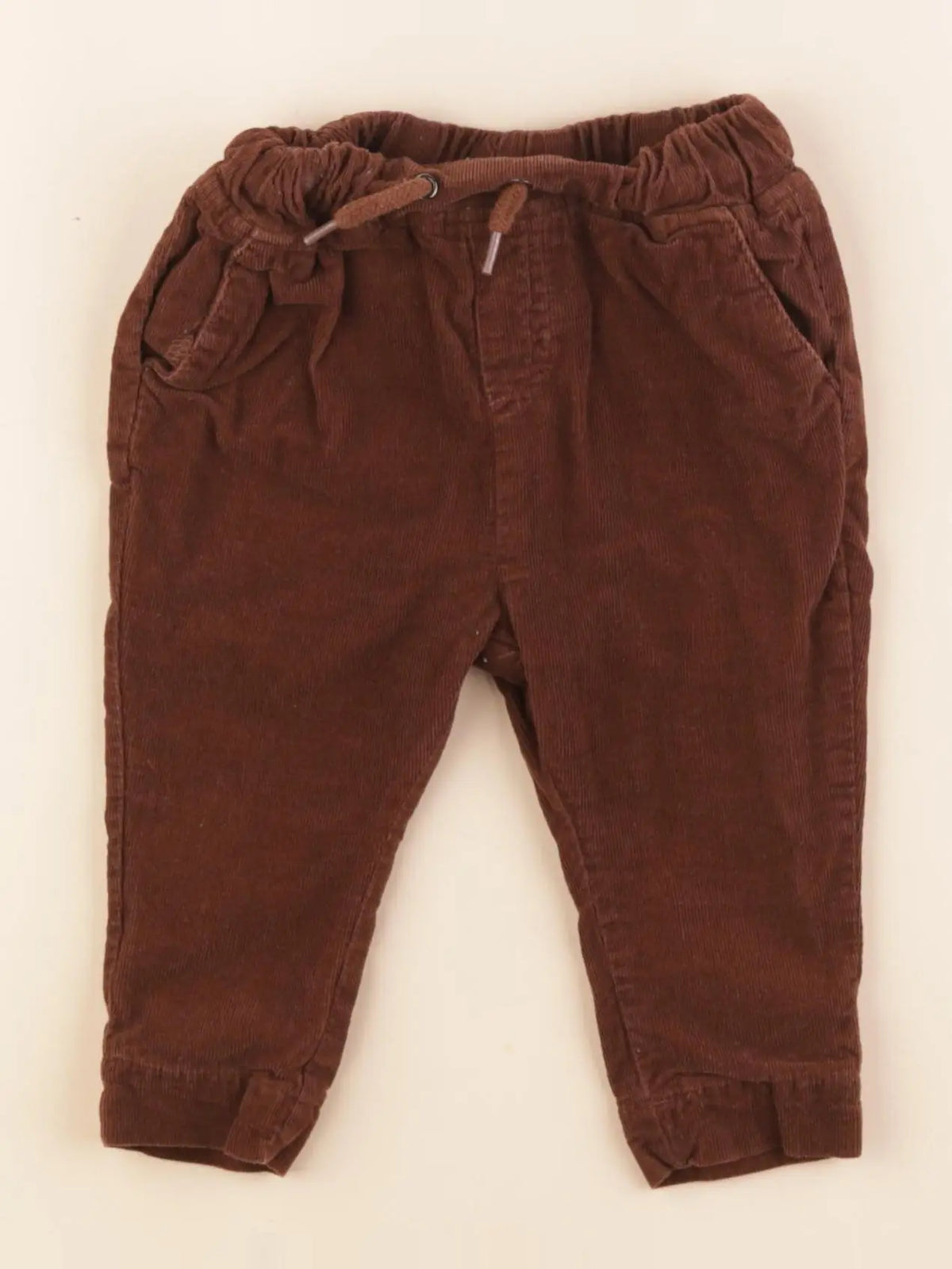 Vertbaudet - pantalon marron - 6 mois