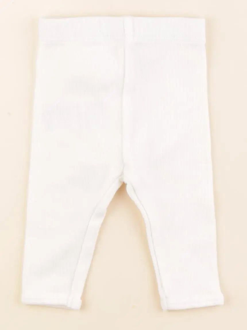 Vertbaudet - legging blanc - 1 mois