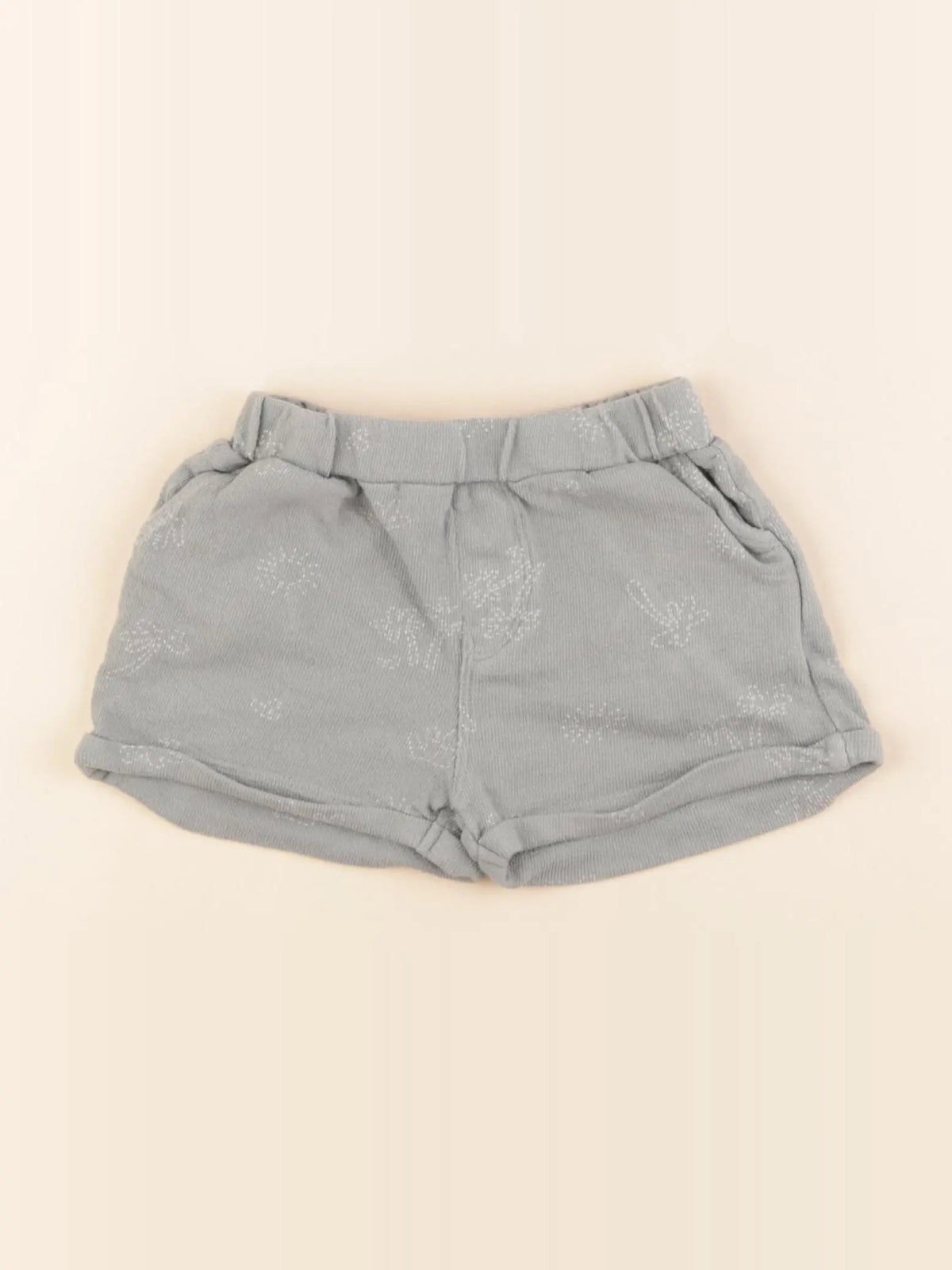 Vertbaudet - short vert - 9 mois