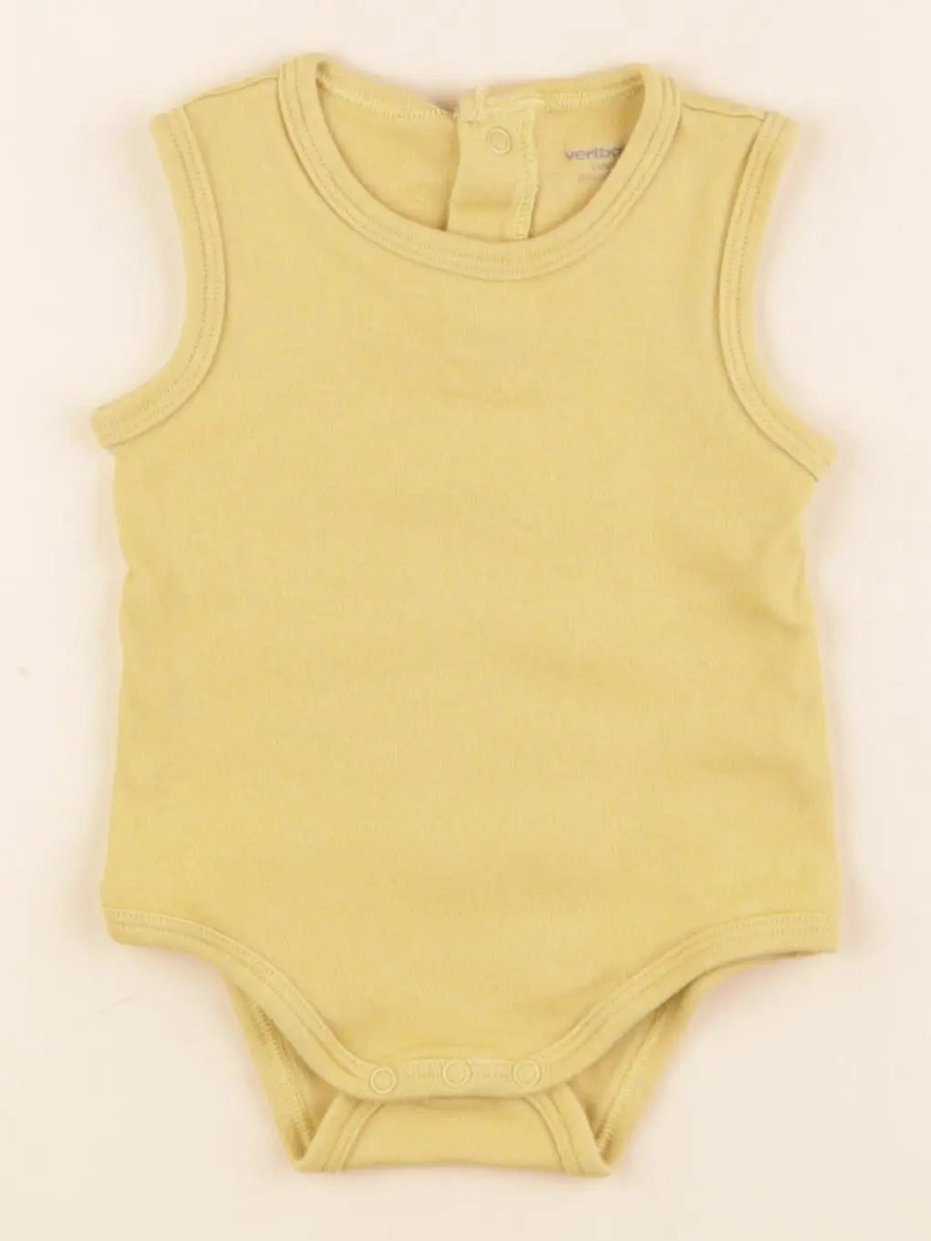 Vertbaudet - body jaune - 9 mois