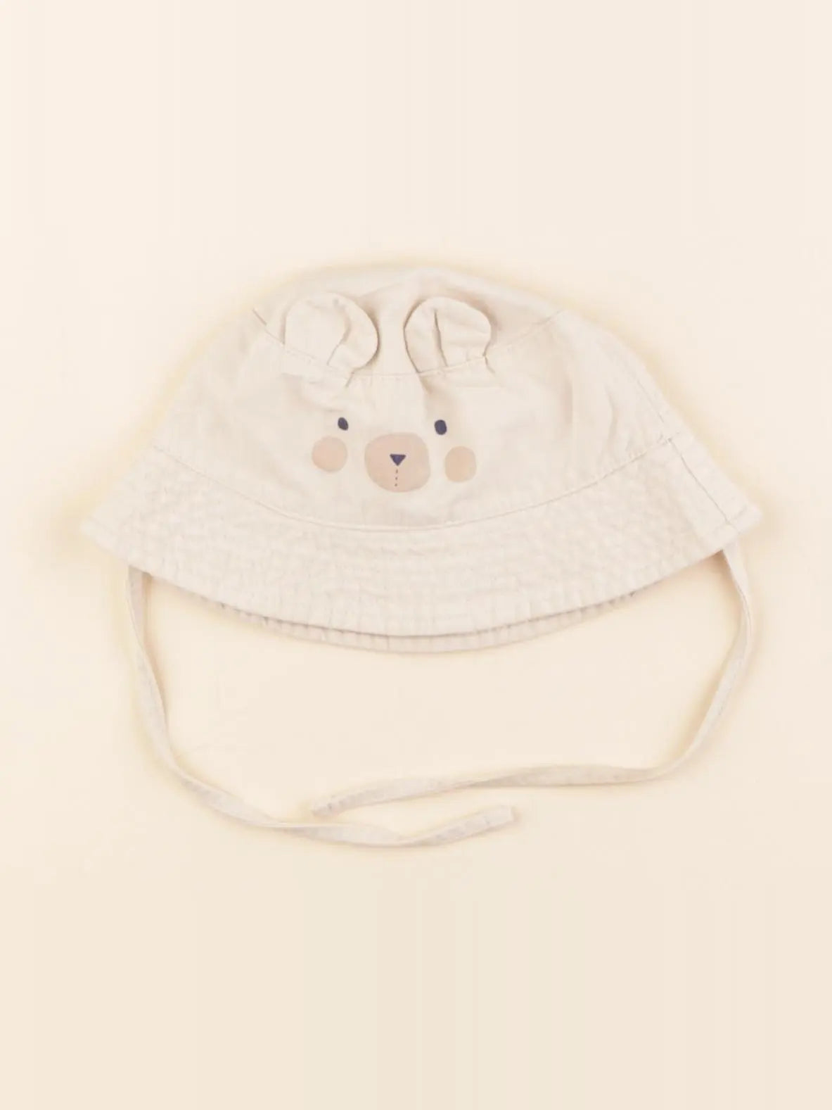 Vertbaudet - chapeau beige - 3/6 mois