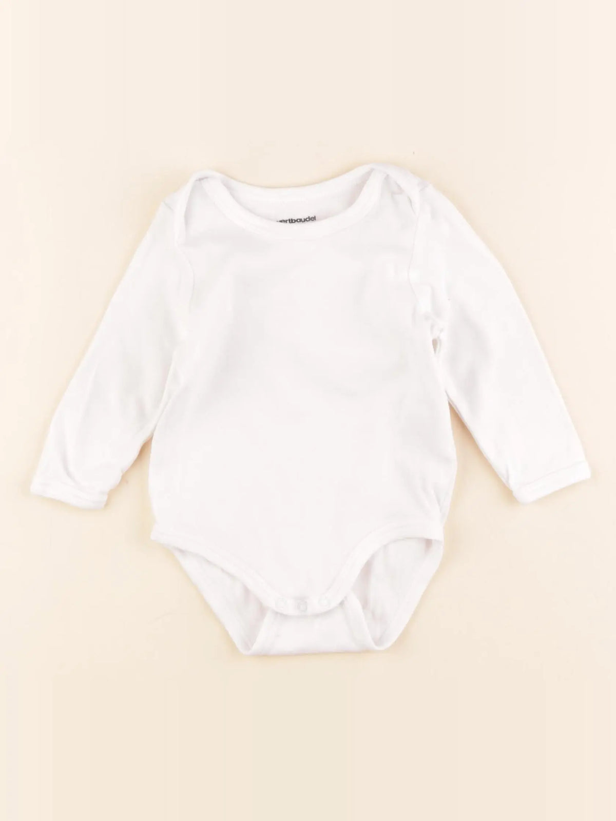 Vertbaudet - body blanc - 6 mois