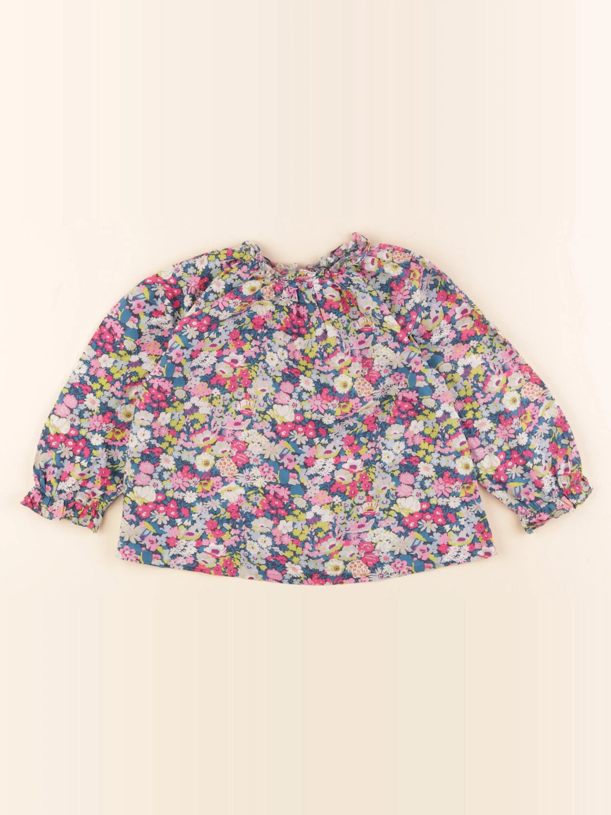 Jacadi - blouse liberty multicolore - 36 mois