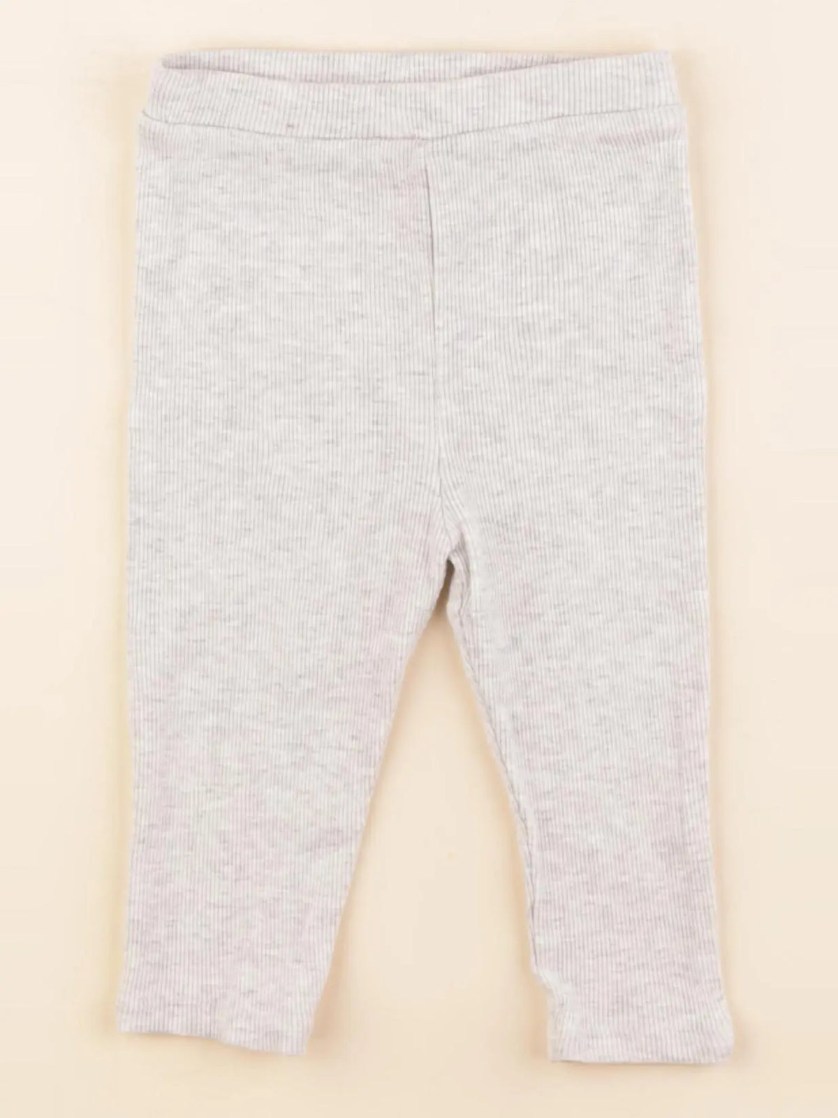 Vertbaudet - legging beige - 12 mois