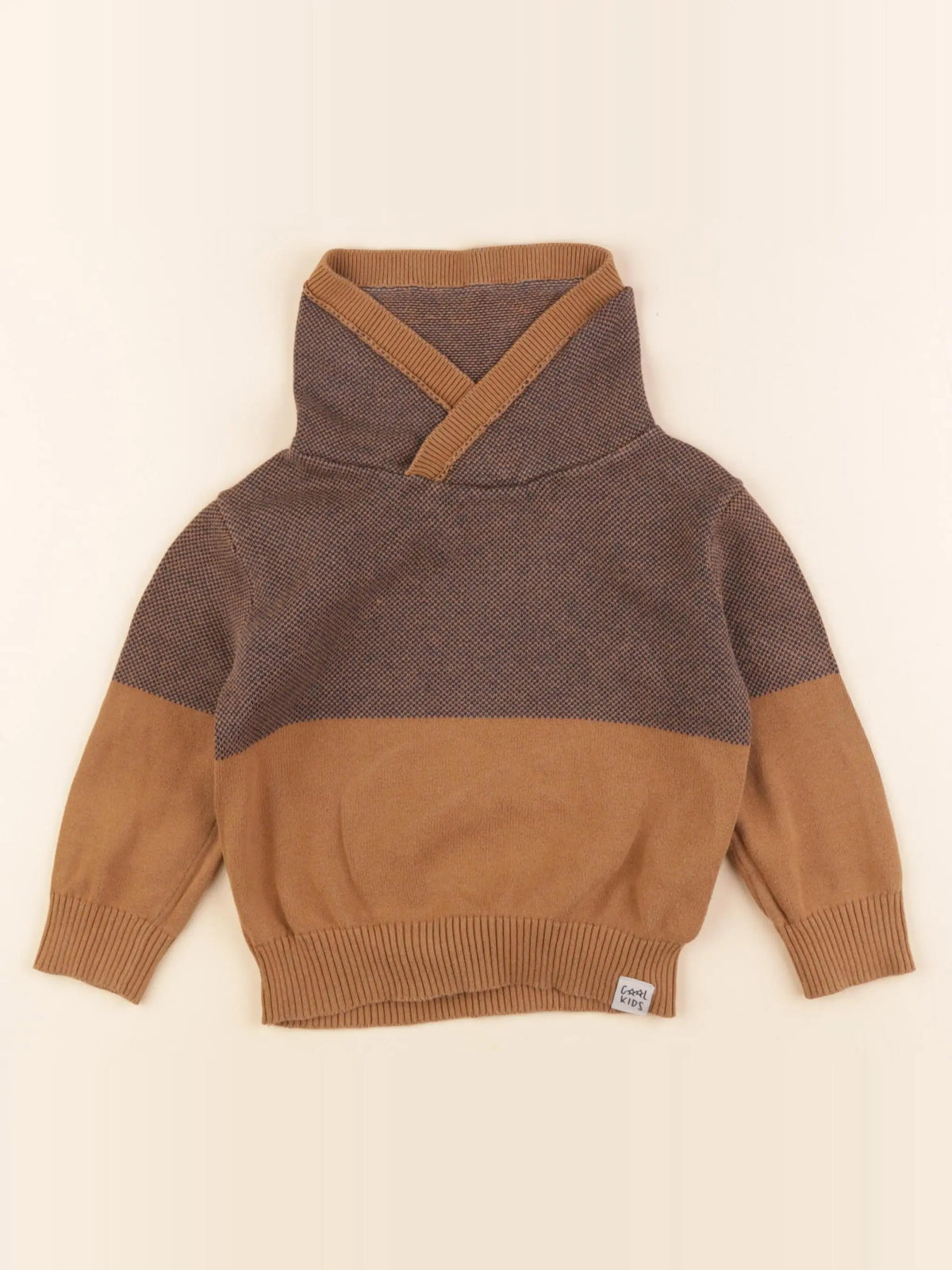 Vertbaudet - pull marron - 3 ans