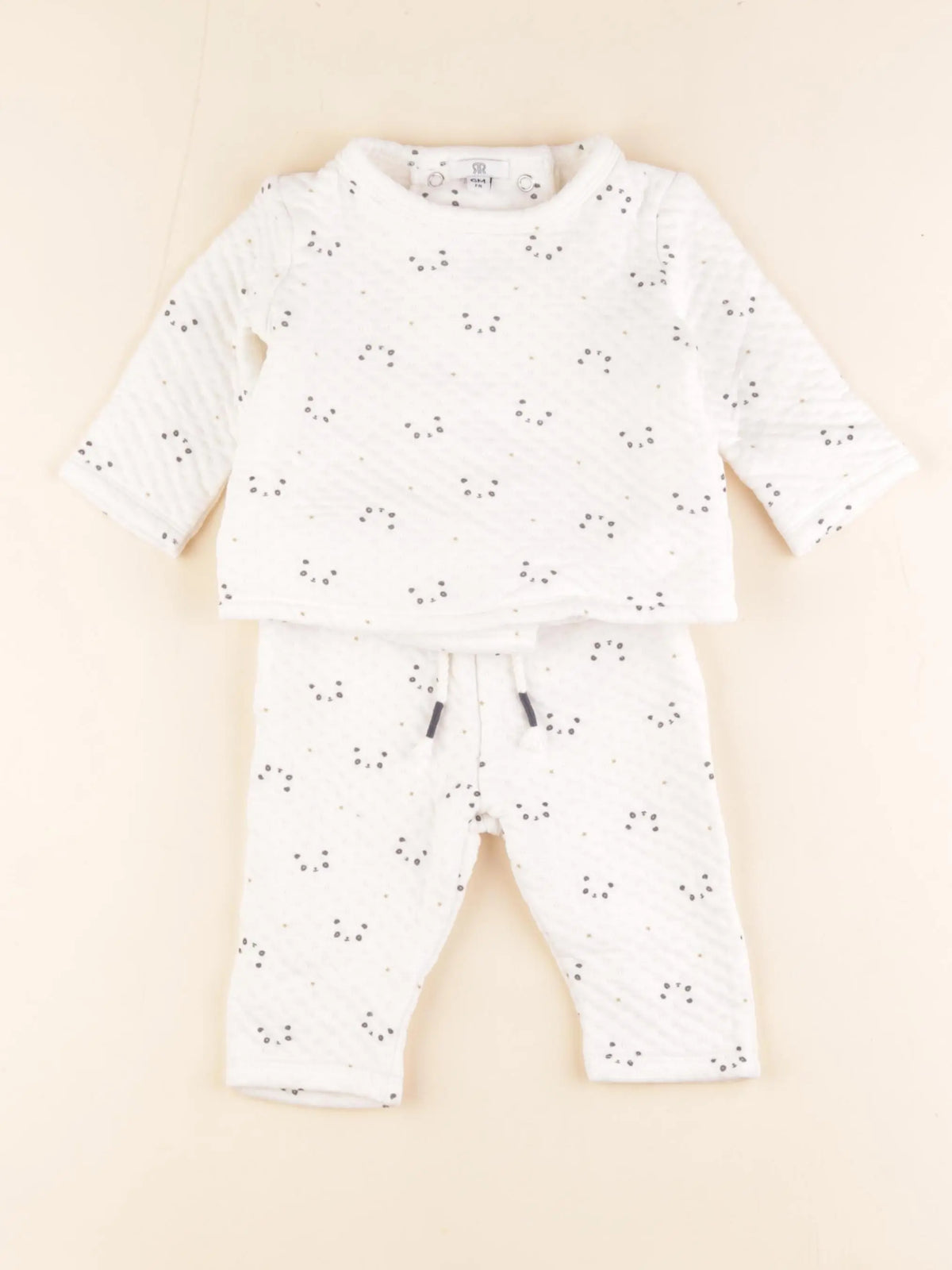 La Redoute - ensemble blanc - 6 mois