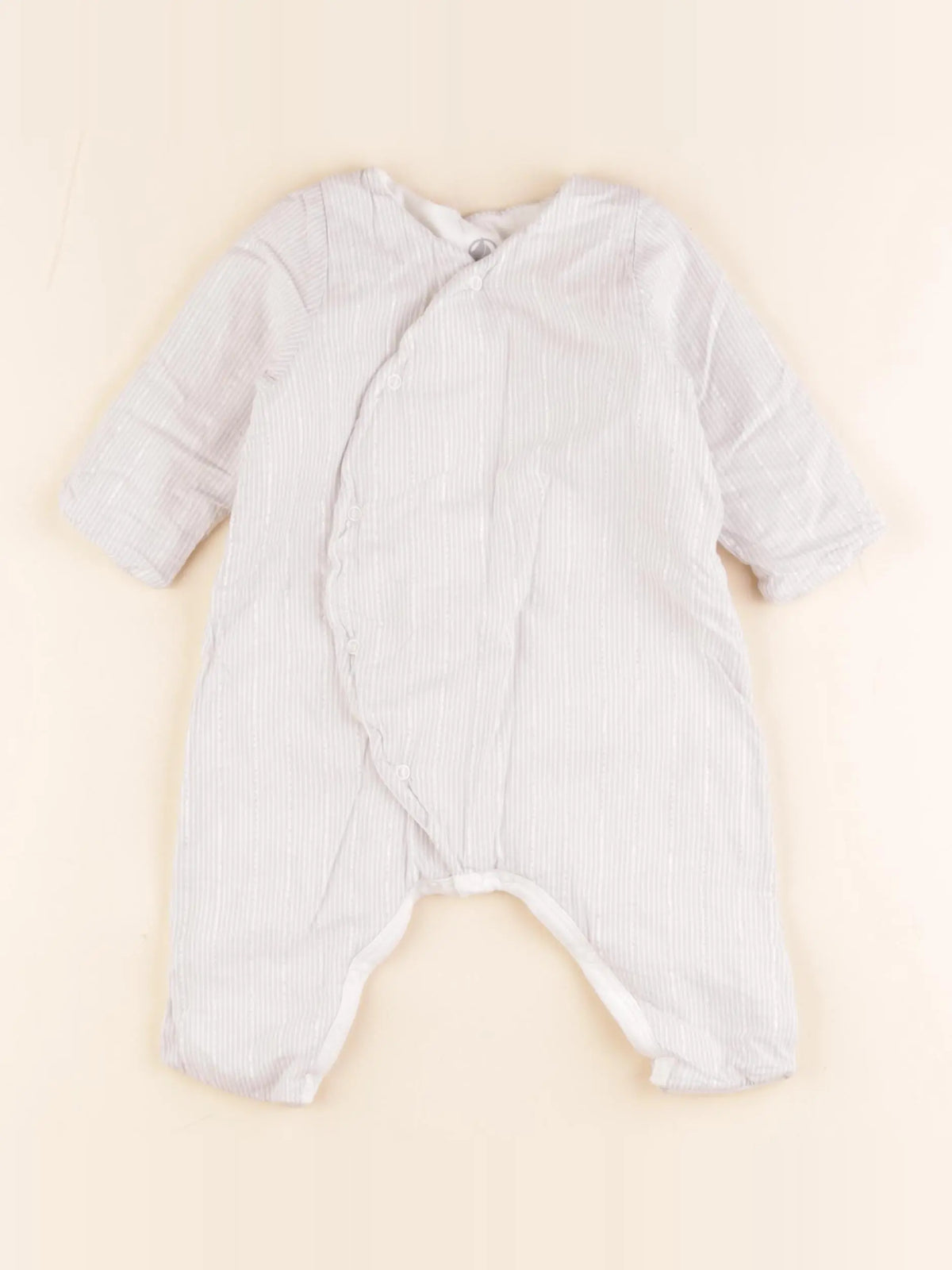 Petit Bateau - combinaison gris - 3 mois