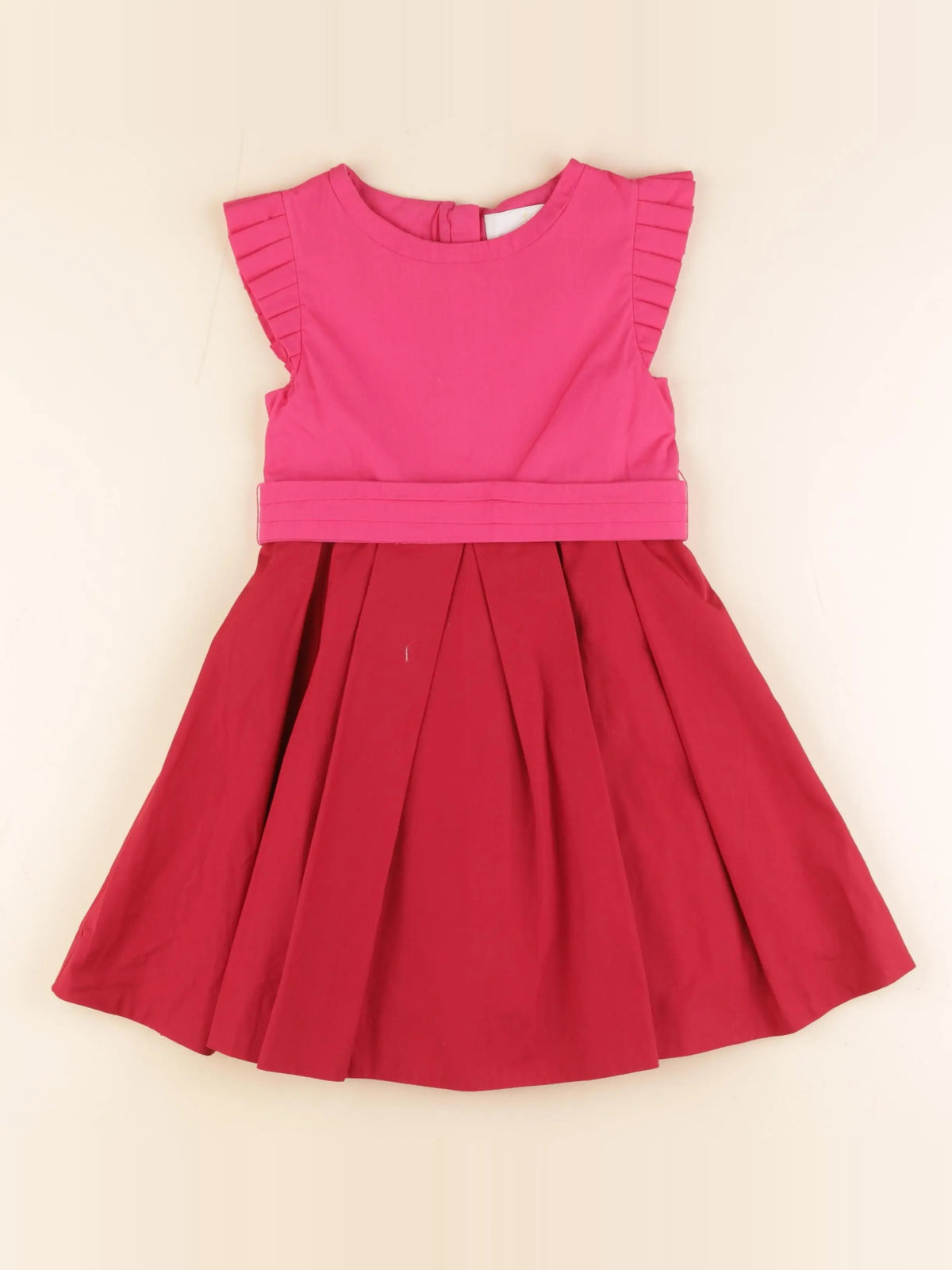 Jacadi - robe rose, rouge - 6 ans