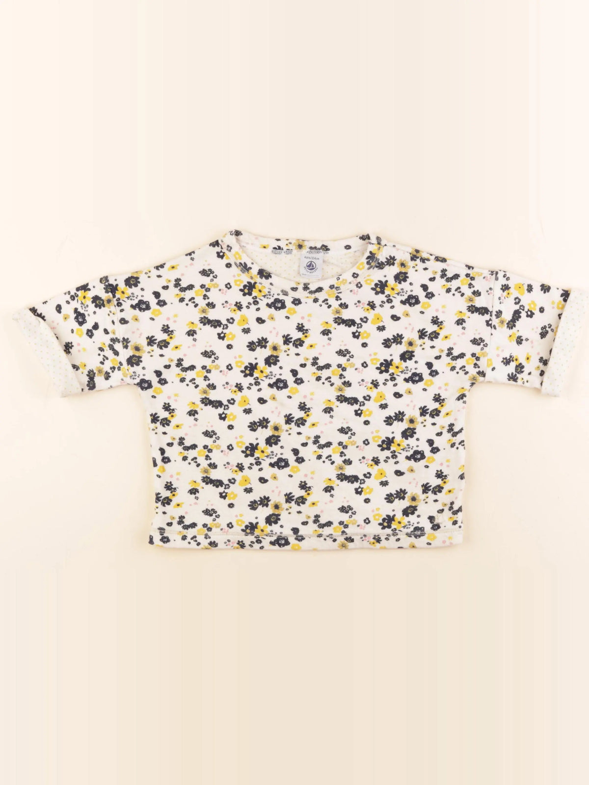 Petit Bateau - tee-shirt multicolore - 4 ans
