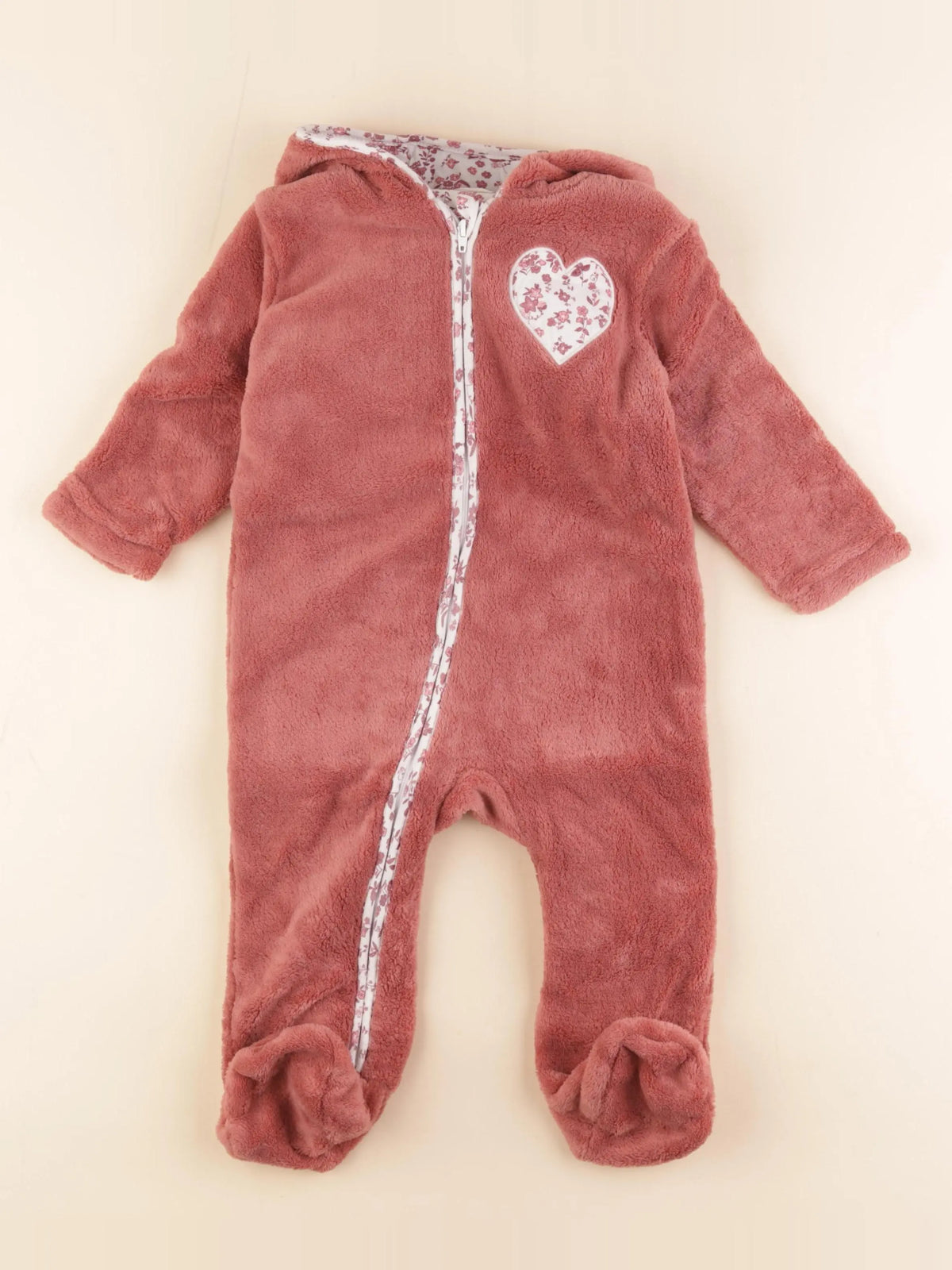Tape à l'oeil - sur-pyjama rose - 18 mois