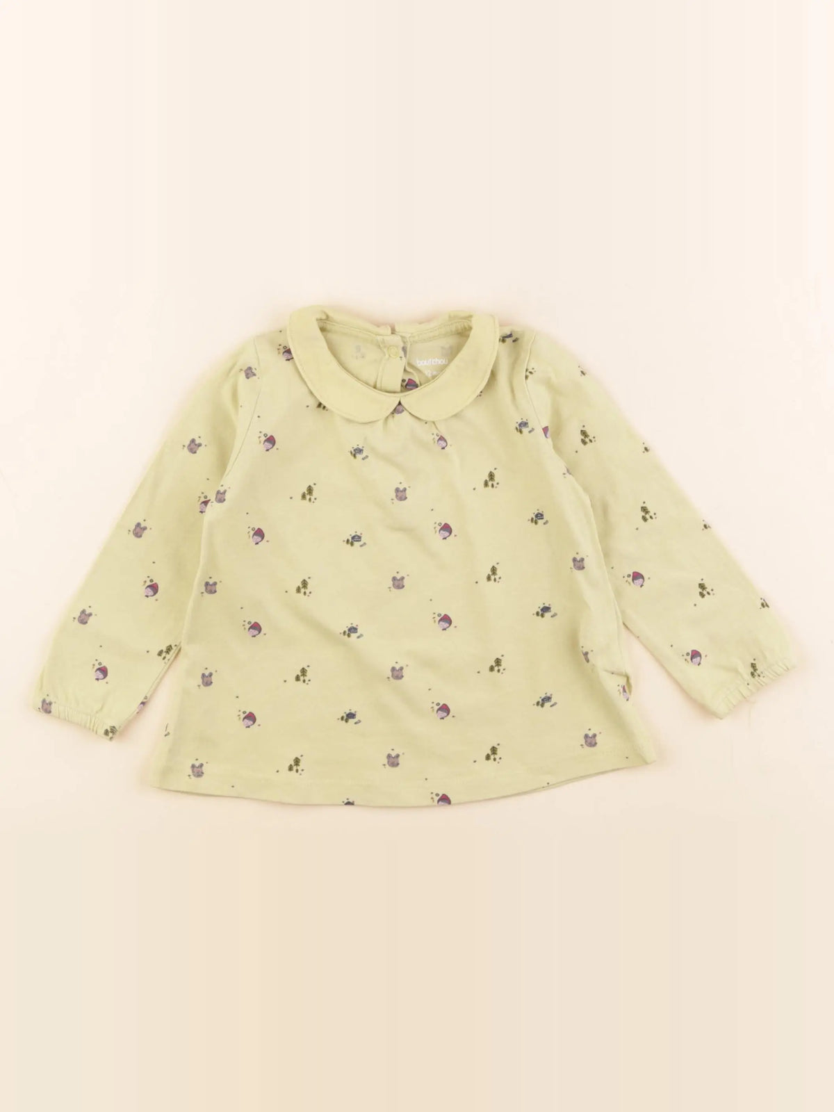 Boutchou - tee-shirt vert - 12 mois