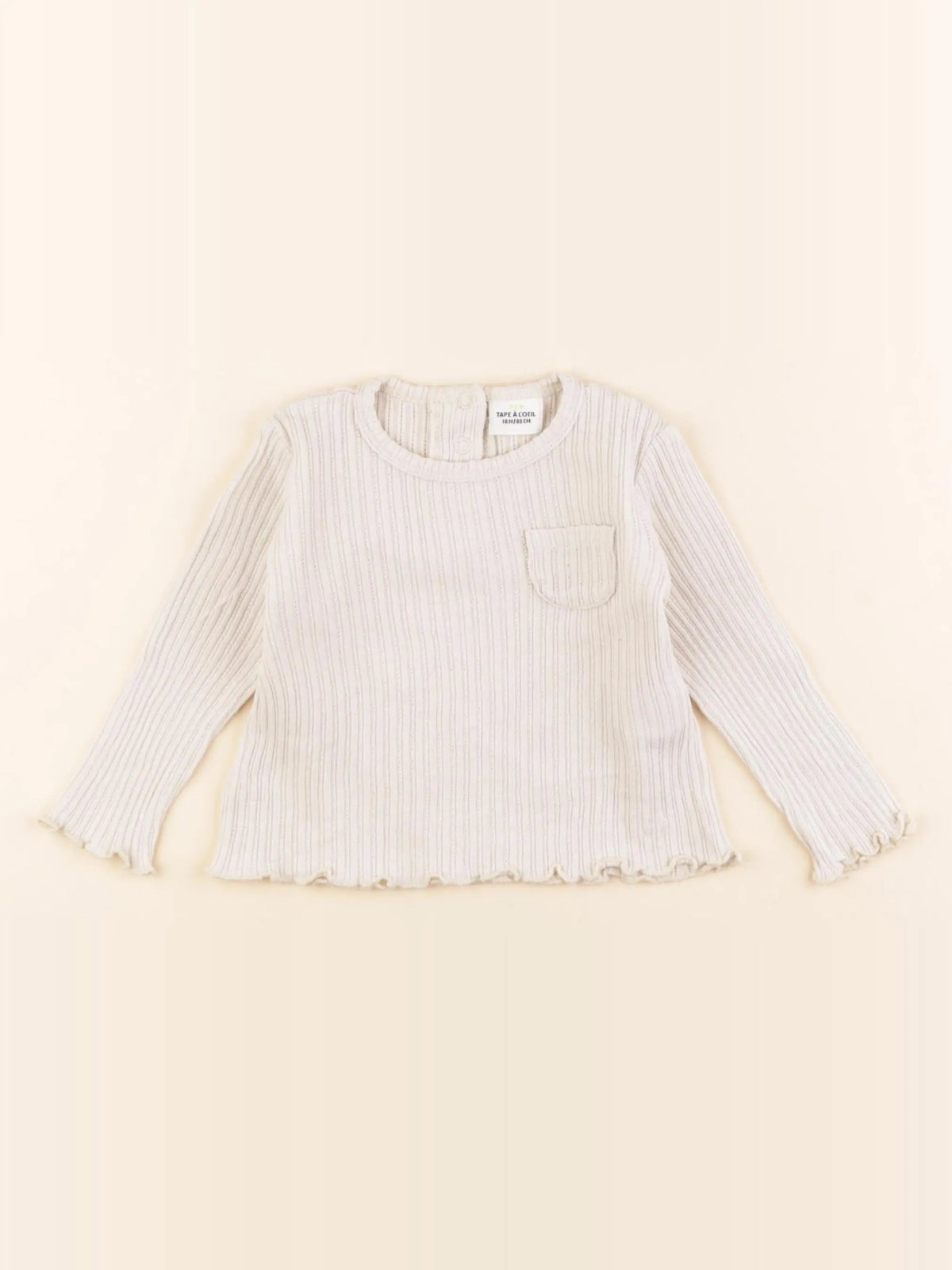 Tape à l'oeil - tee-shirt beige - 18 mois
