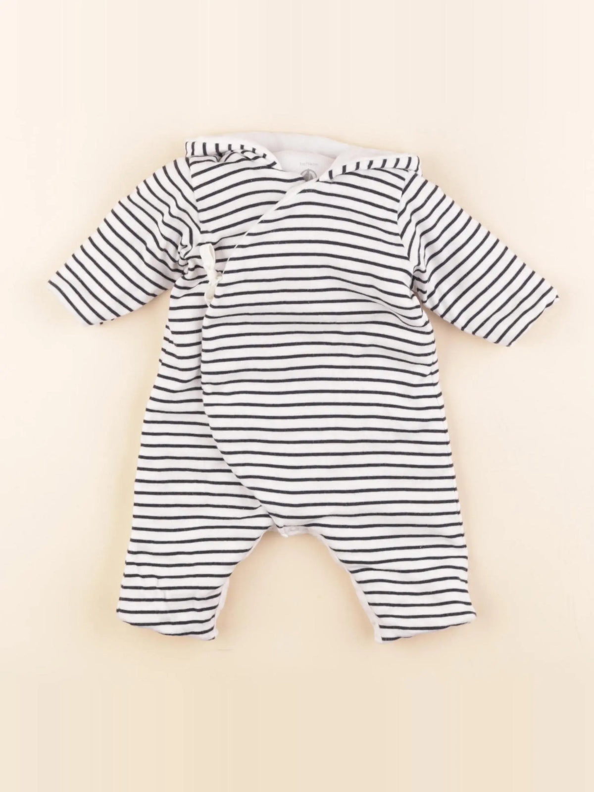 Petit Bateau - combinaison bleu - 1 mois
