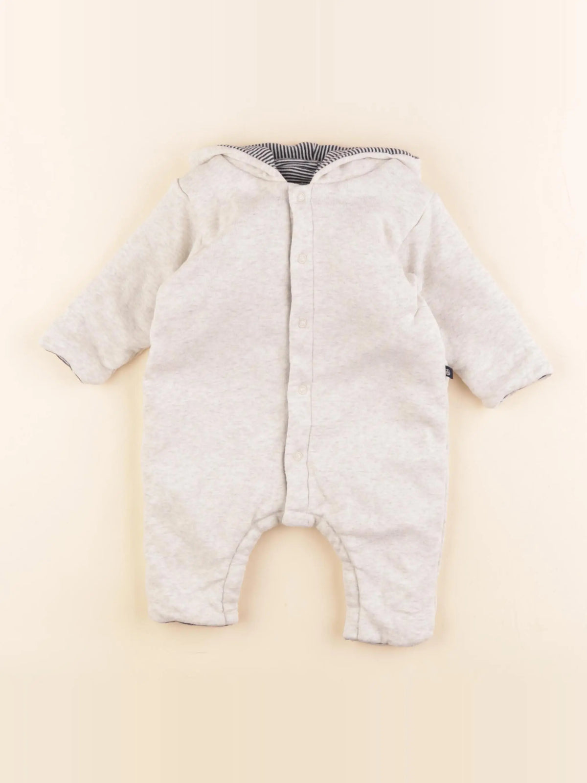 Petit Bateau - combinaison beige - 3 mois