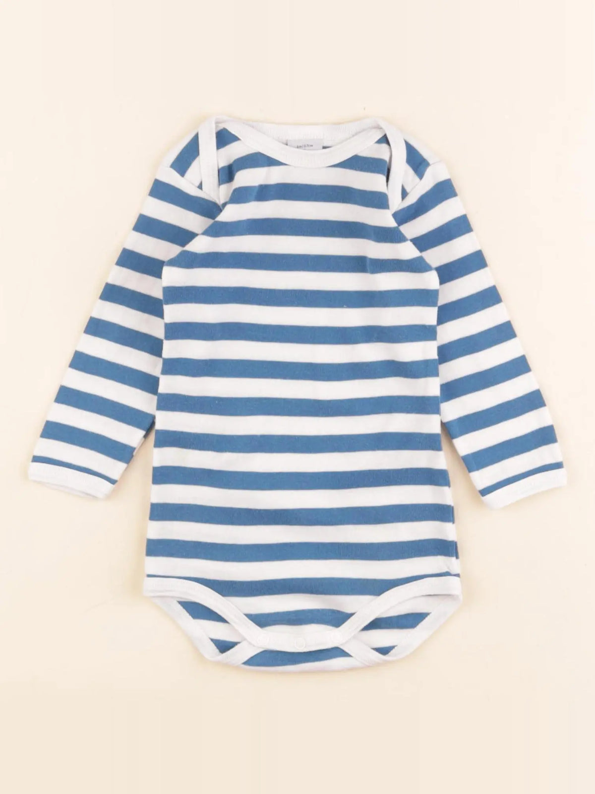 Petit Bateau - body bleu - 6 mois