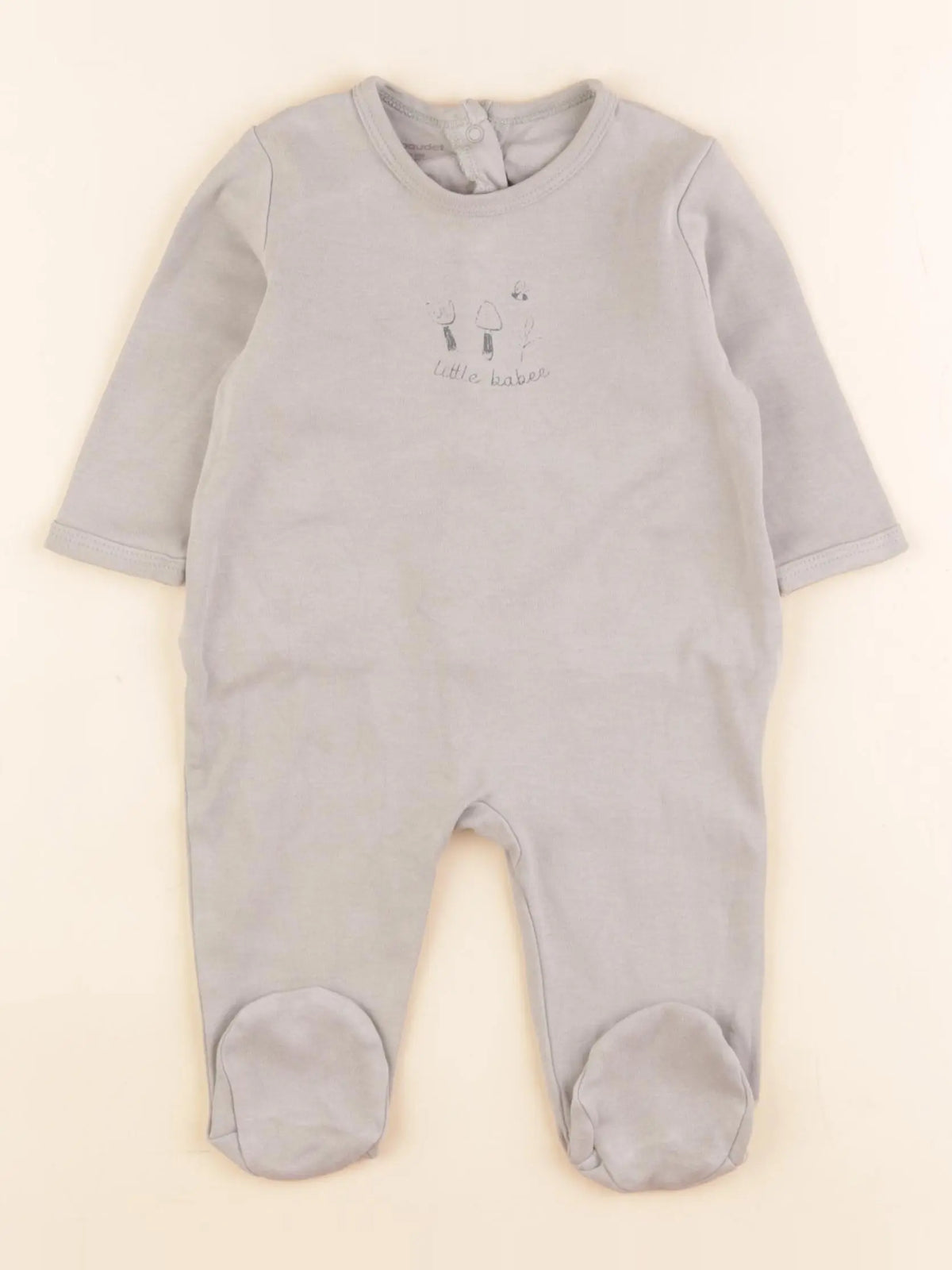 Vertbaudet - pyjama coton vert - 6 mois