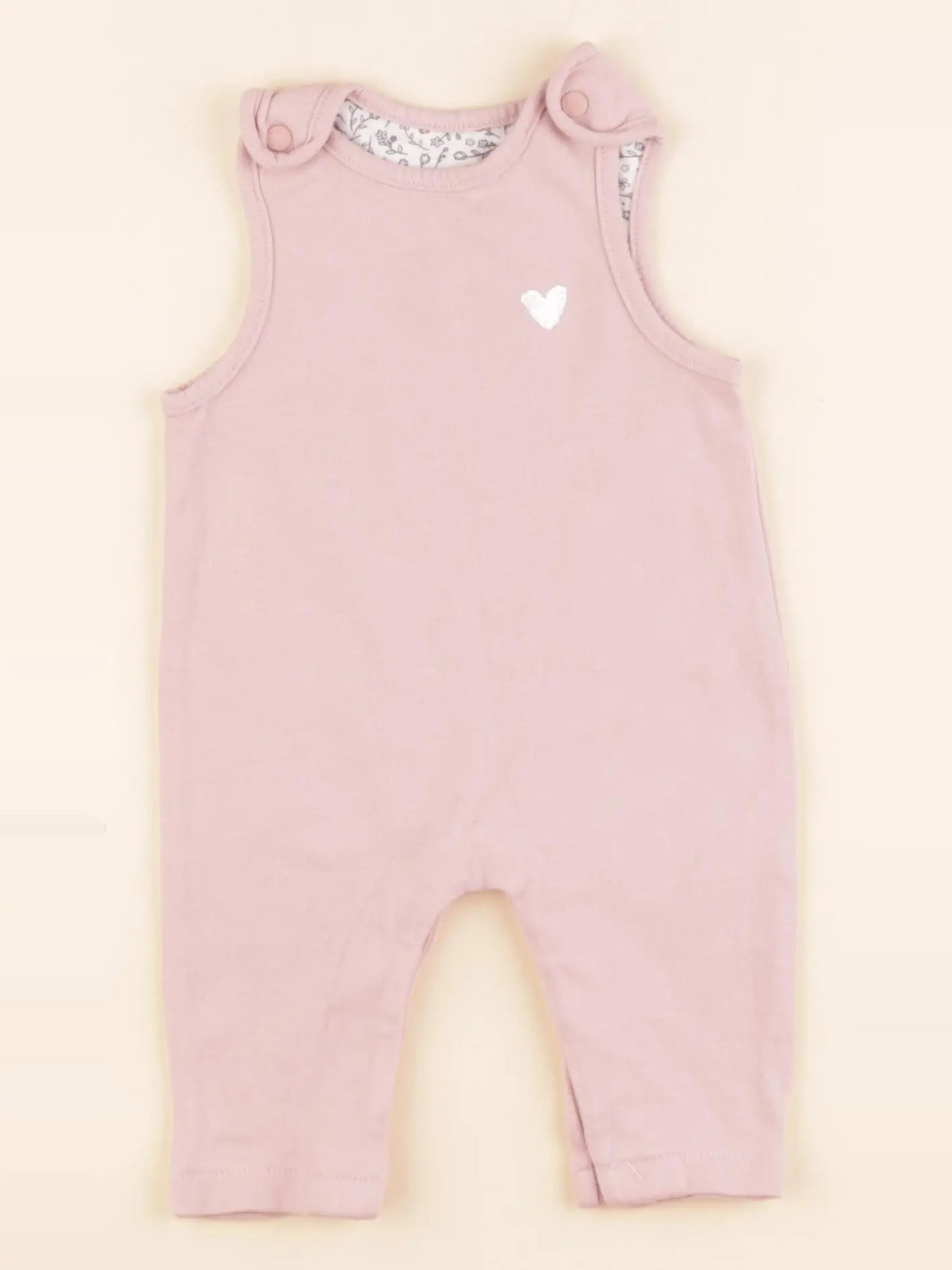 Vertbaudet - combinaison rose - 3 mois