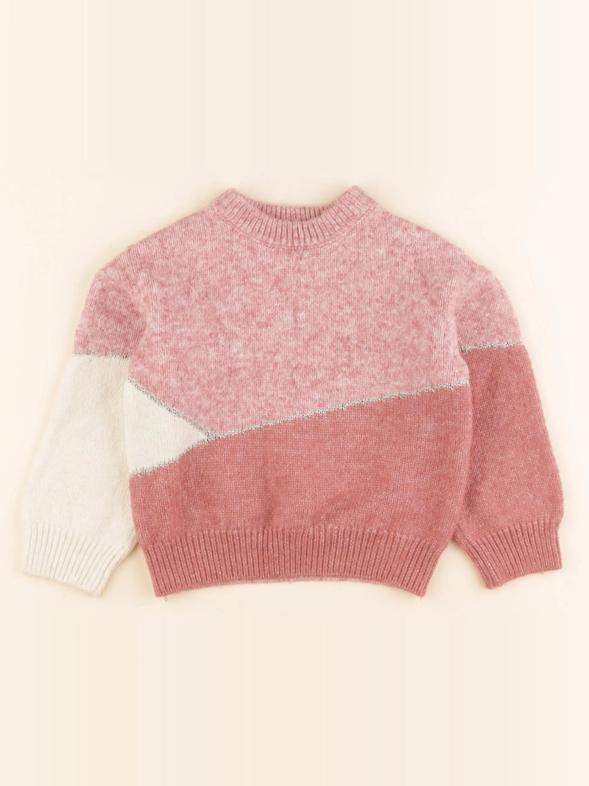 Vertbaudet - pull rose - 4 ans