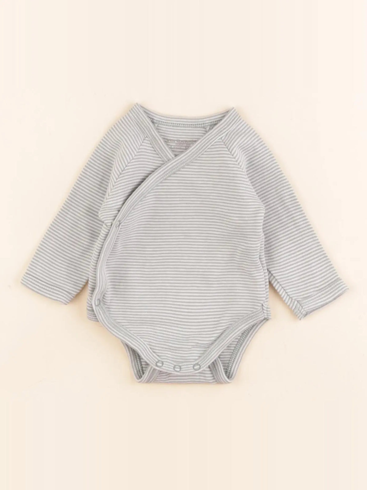Vertbaudet - body blanc, vert - 1 mois