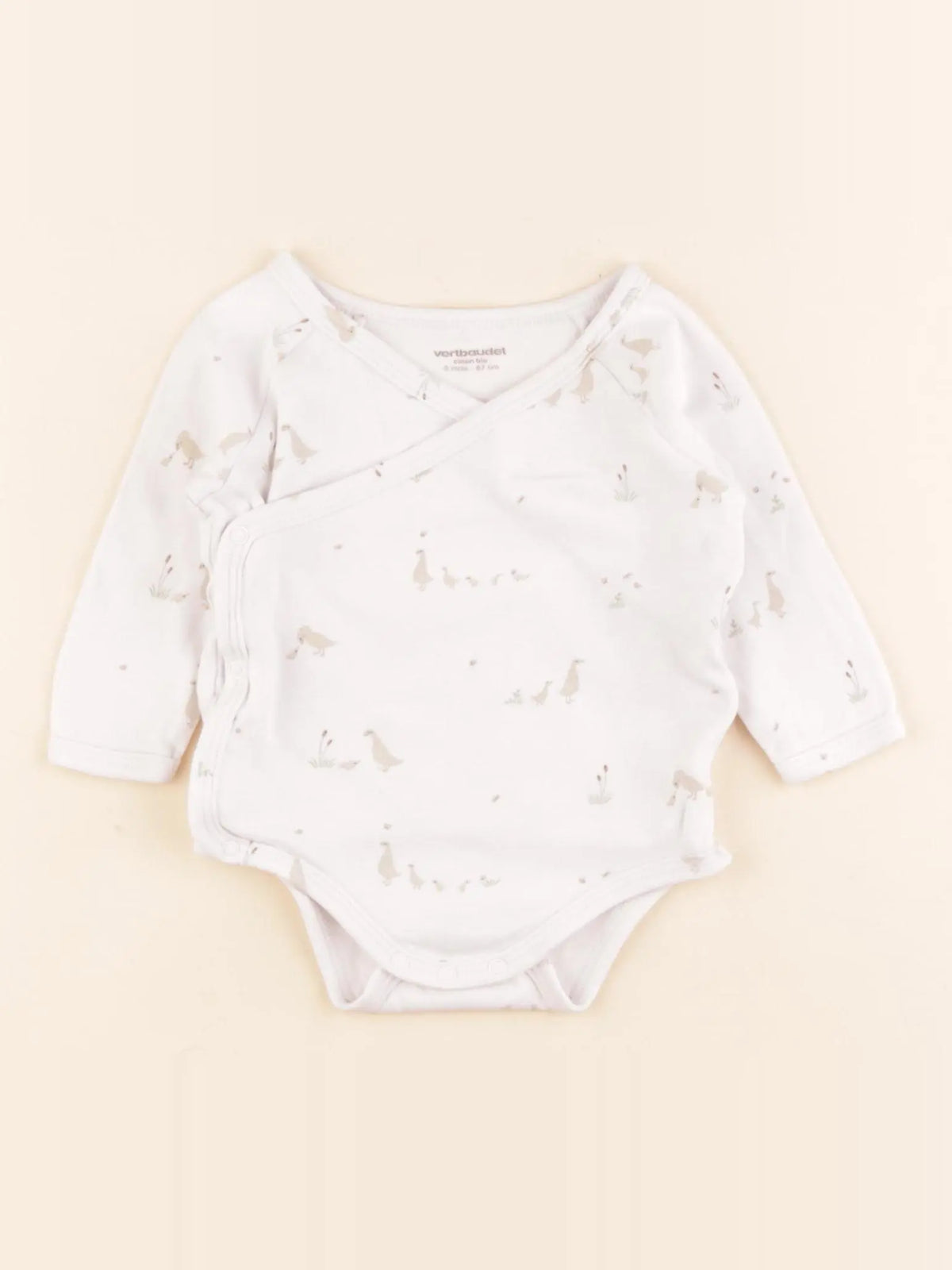 Vertbaudet - body blanc - 6 mois