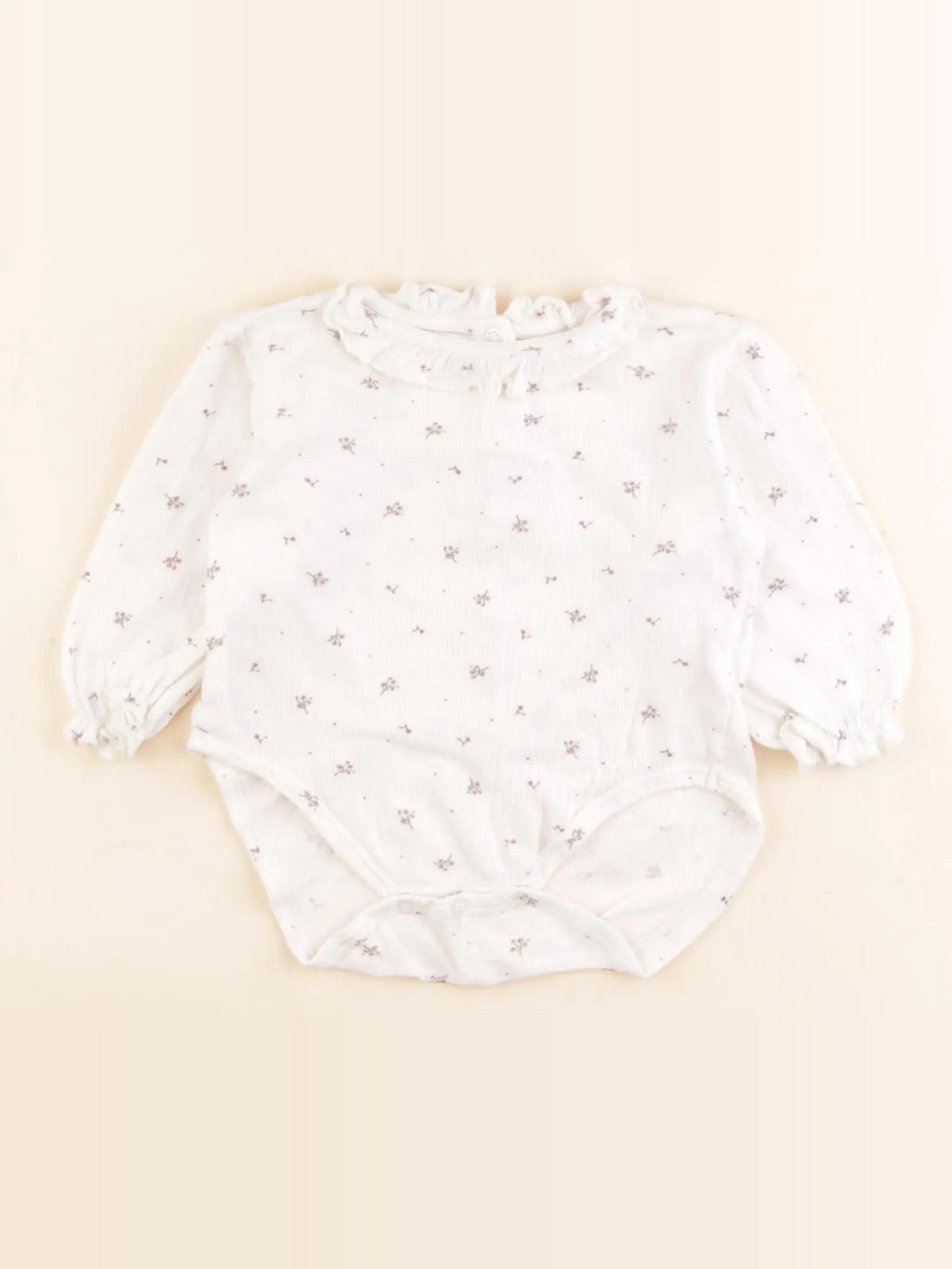 Zara - combinaison blanc - 6/9 mois