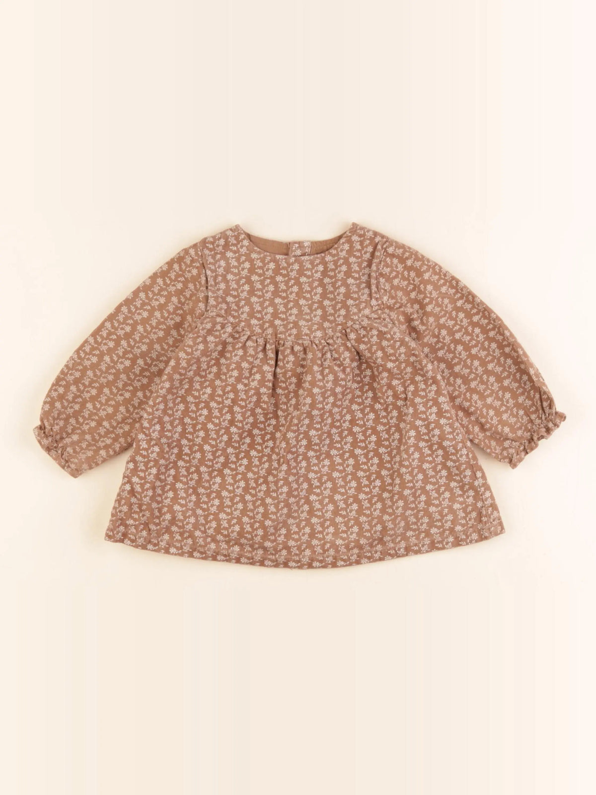 Zara - robe marron - 3/6 mois