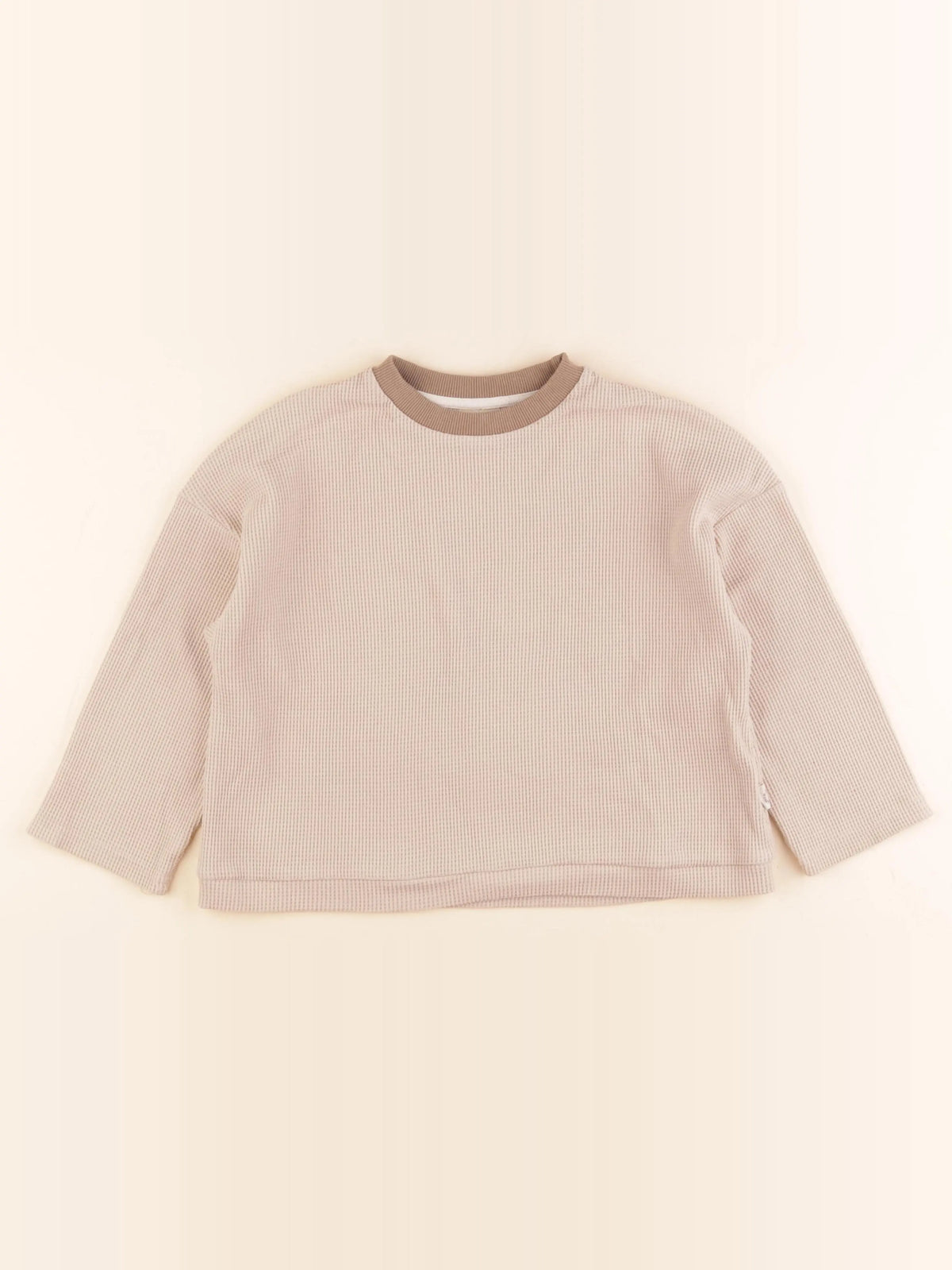 Gamin gamine - tee-shirt beige - 5/6 ans