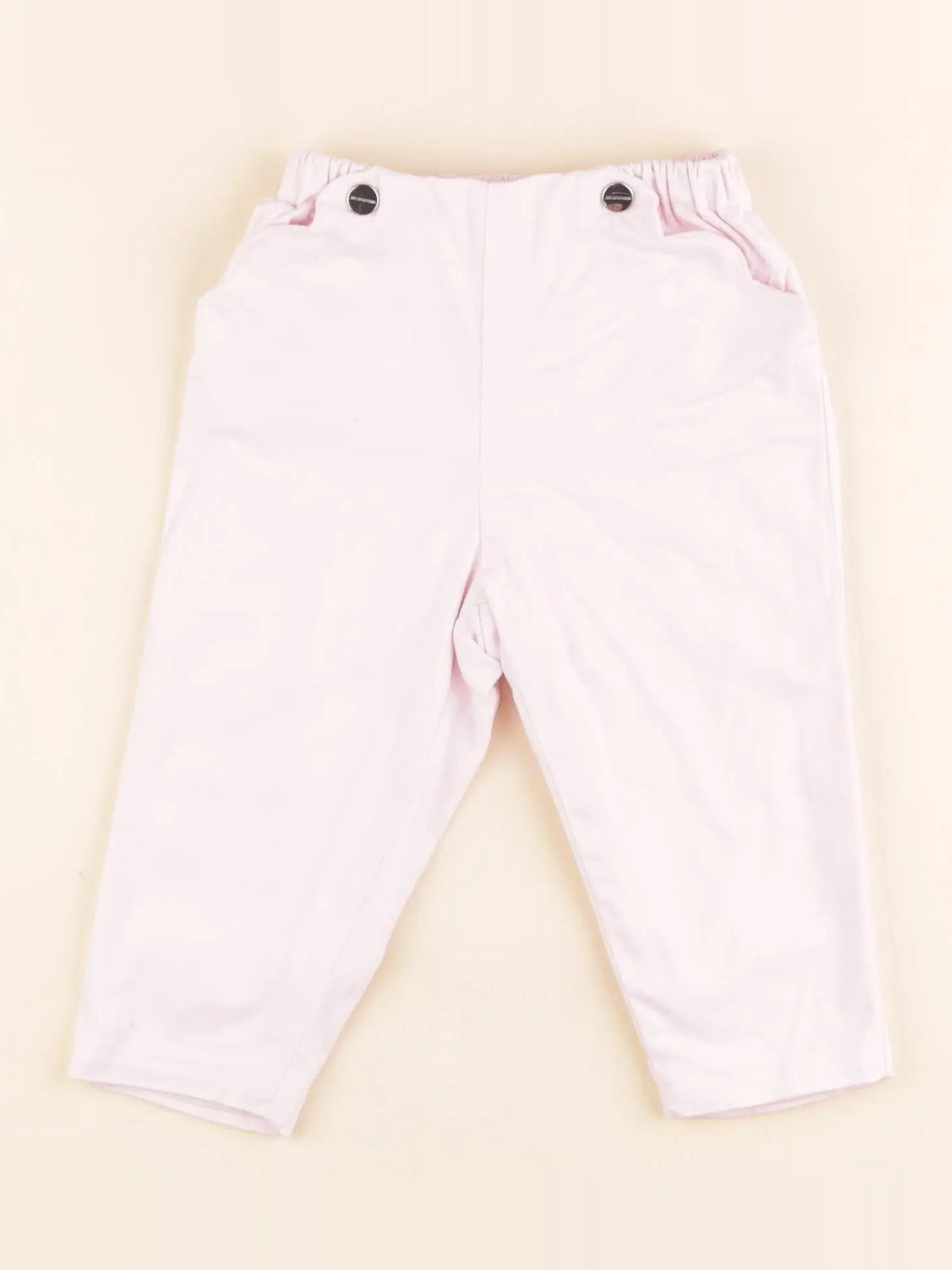 Jacadi - pantalon doublé rose - 12 mois