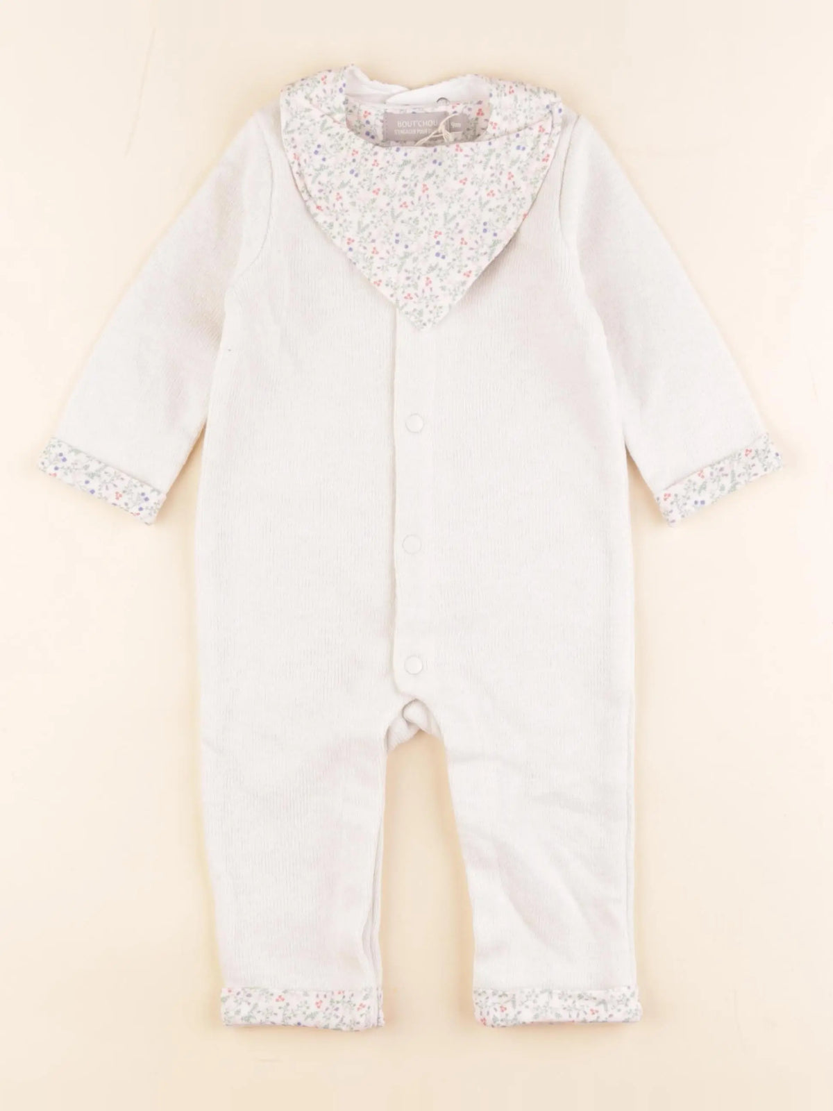 Boutchou - combinaison beige - 9 mois