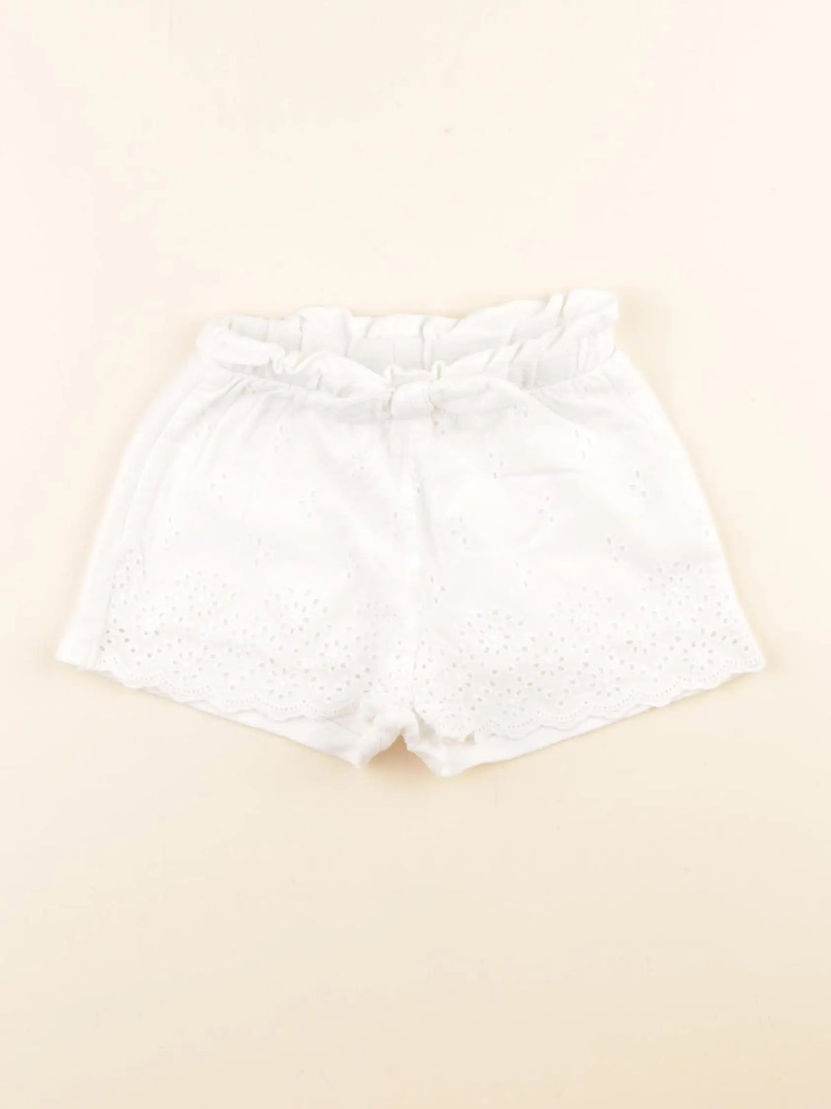 Zara - short blanc - 18/24 mois