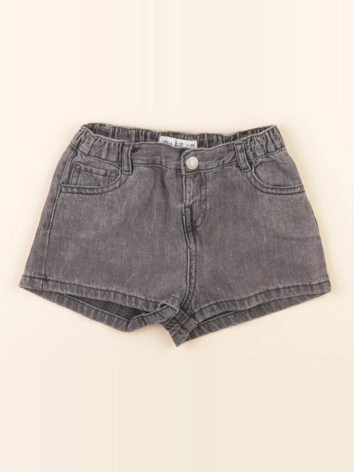 Zara - short noir - 12/18 mois