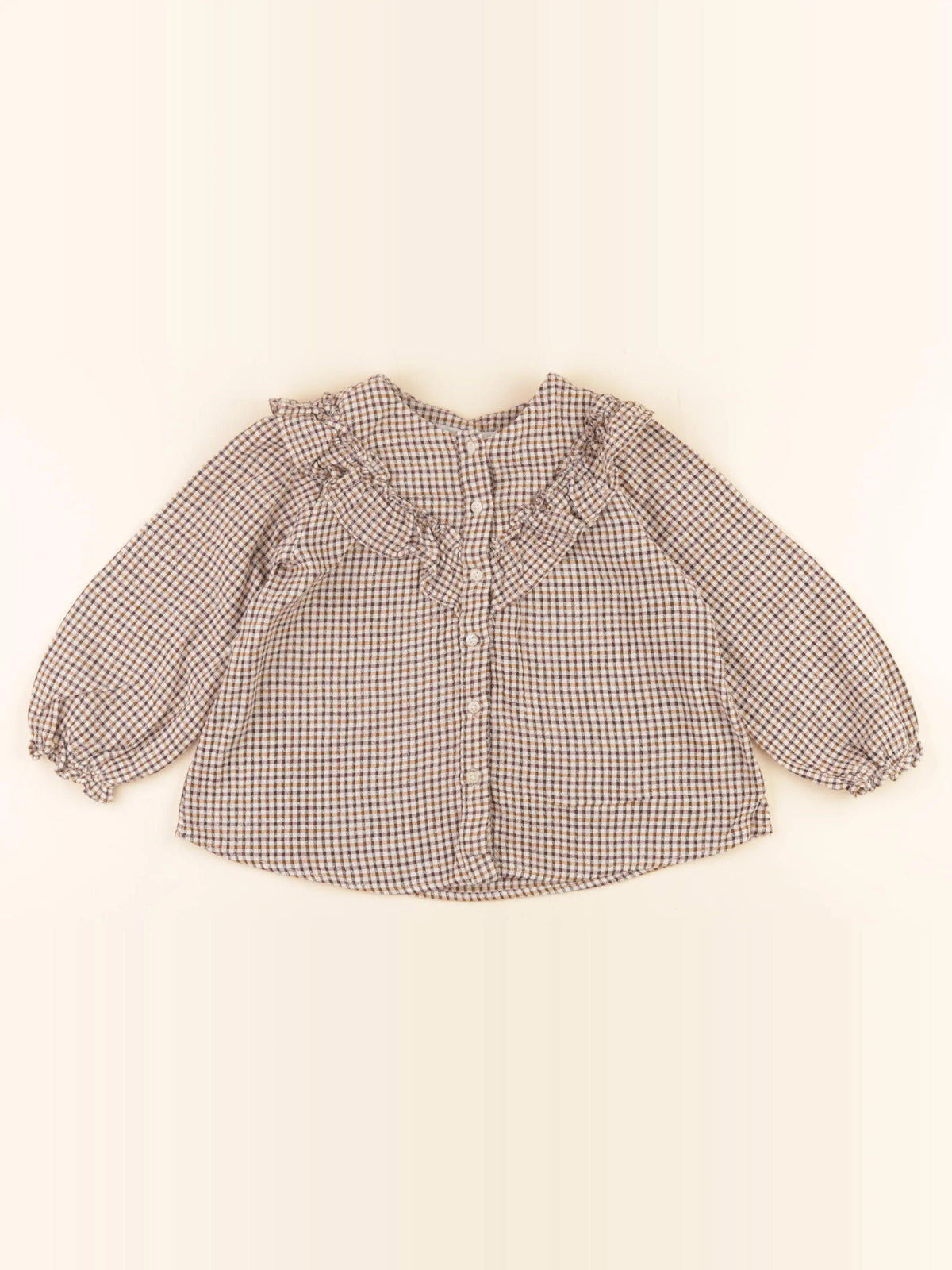Zara - blouse marron - 5 ans