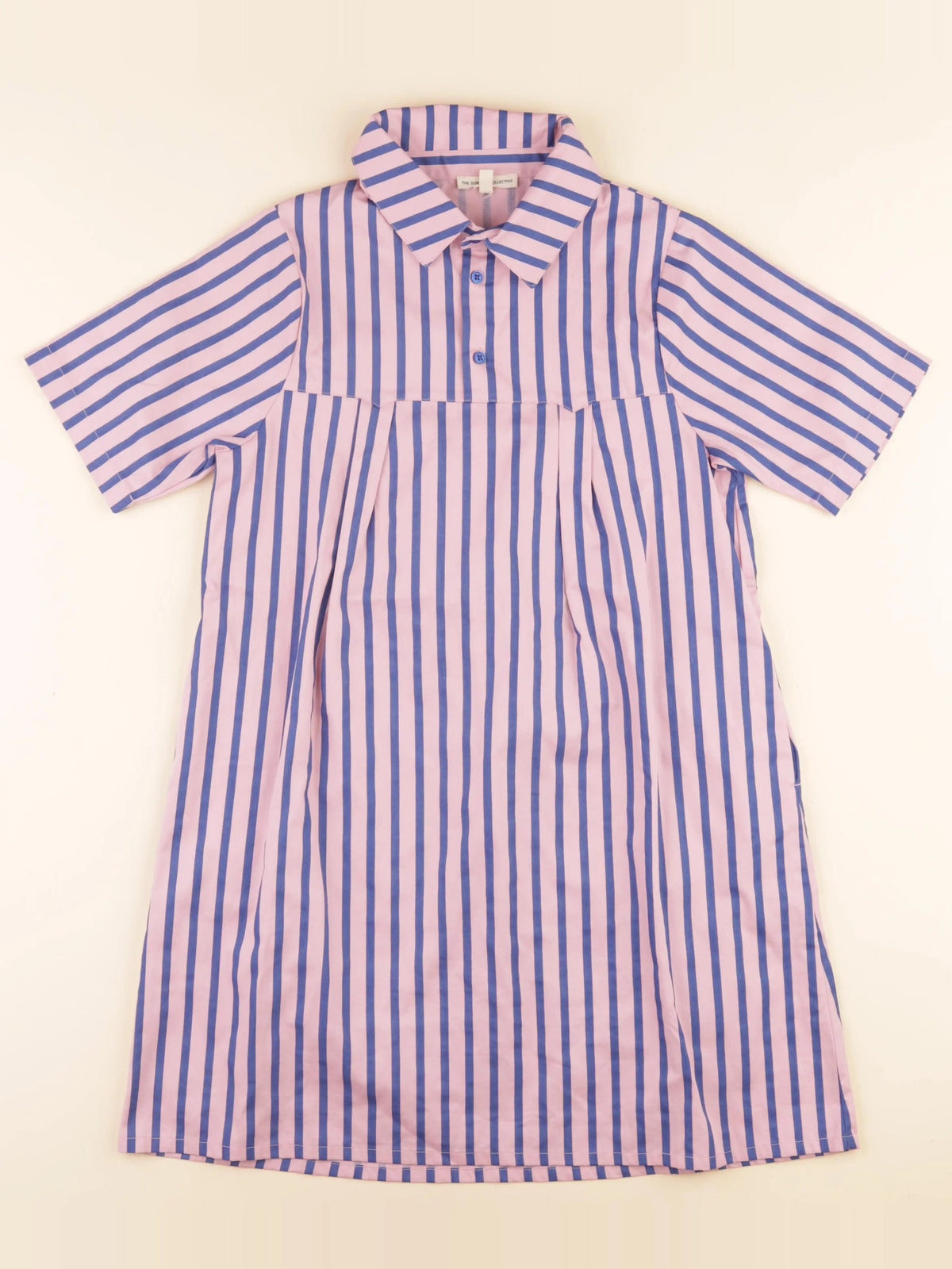 The Sunday Collective - robe imprimé au dos bleu, rose - 10/11 ans