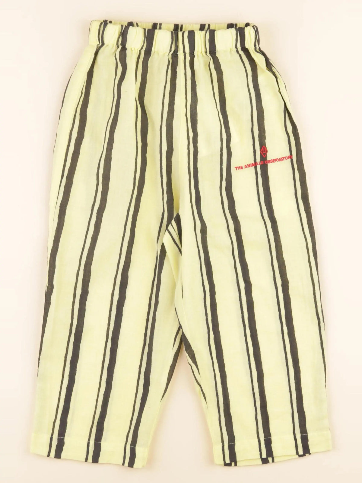 The animals observatory - pantalon jaune, noir - 4 ans