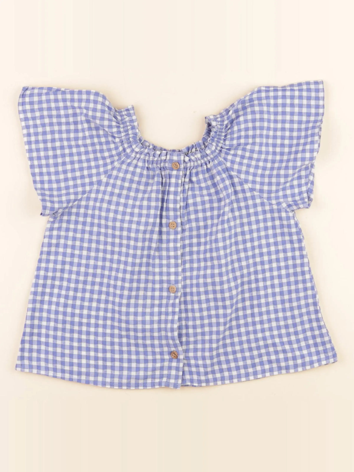 Zara - blouse bleu - 2/3 ans