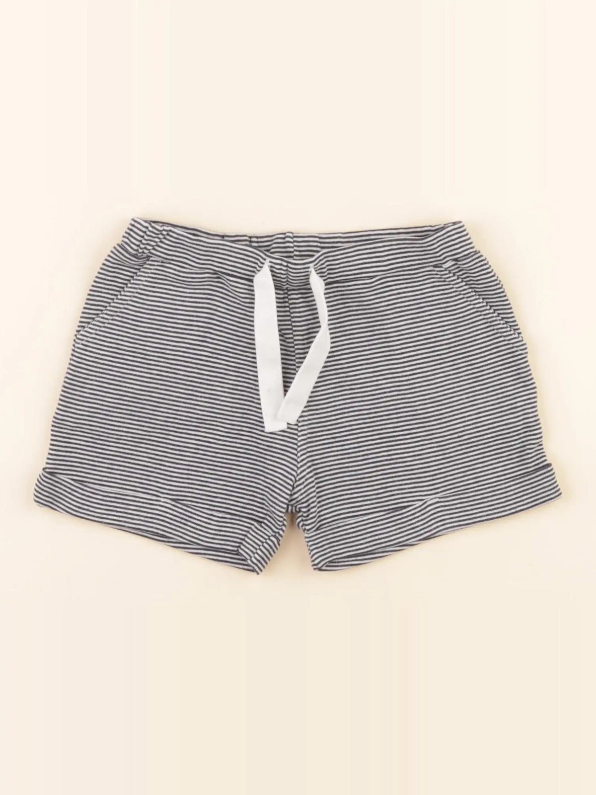 Petit Bateau - short bleu - 24 mois
