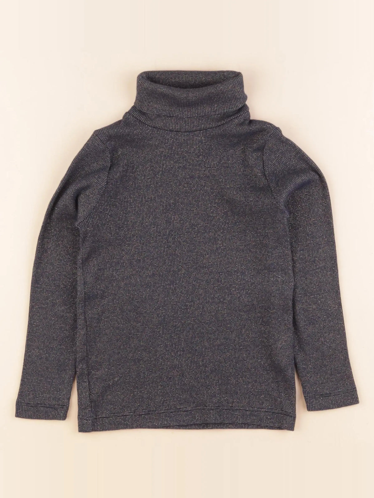 Monoprix - sous-pull bleu, or - 5 ans