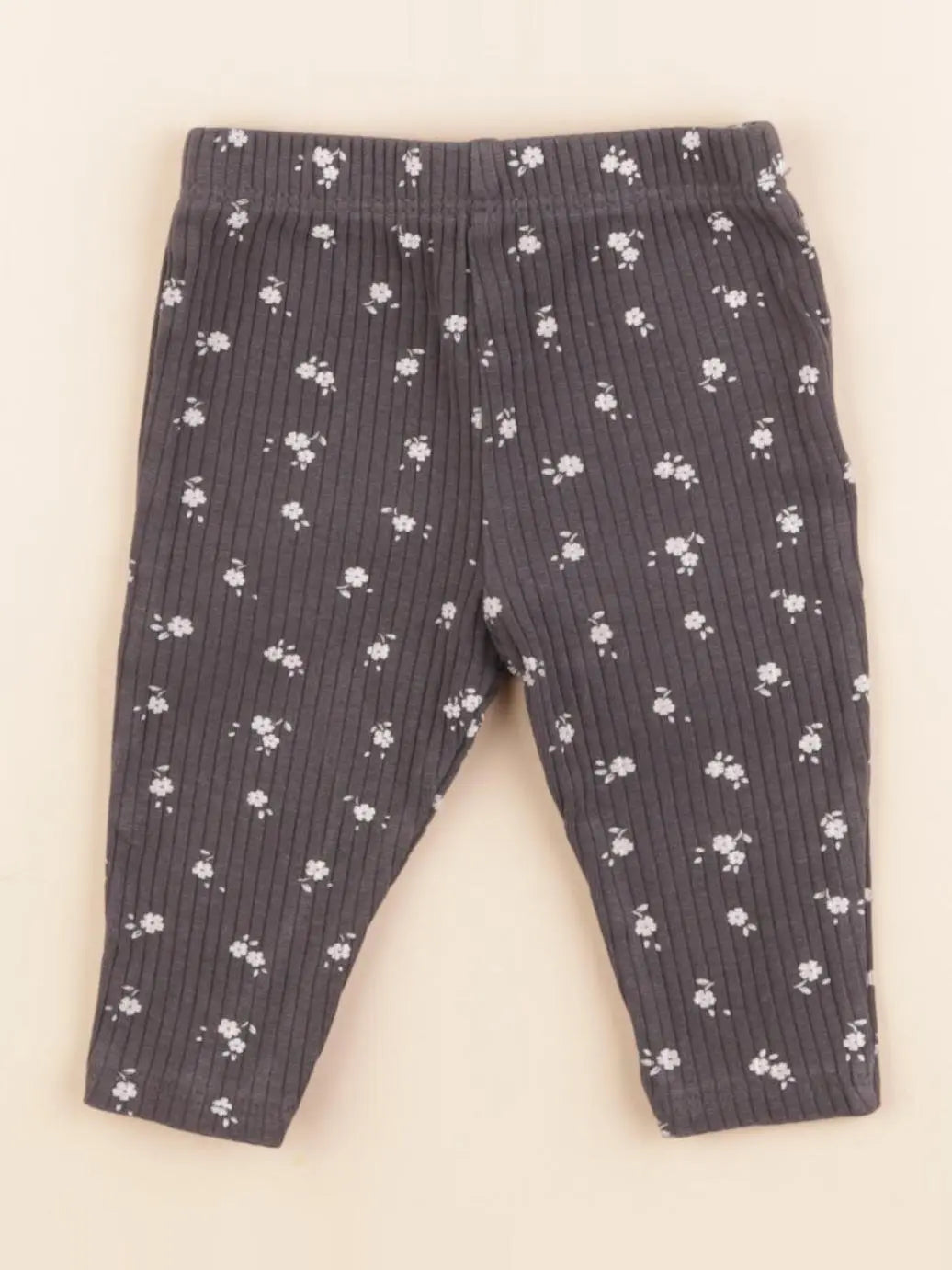 Vertbaudet - legging gris - 3 mois