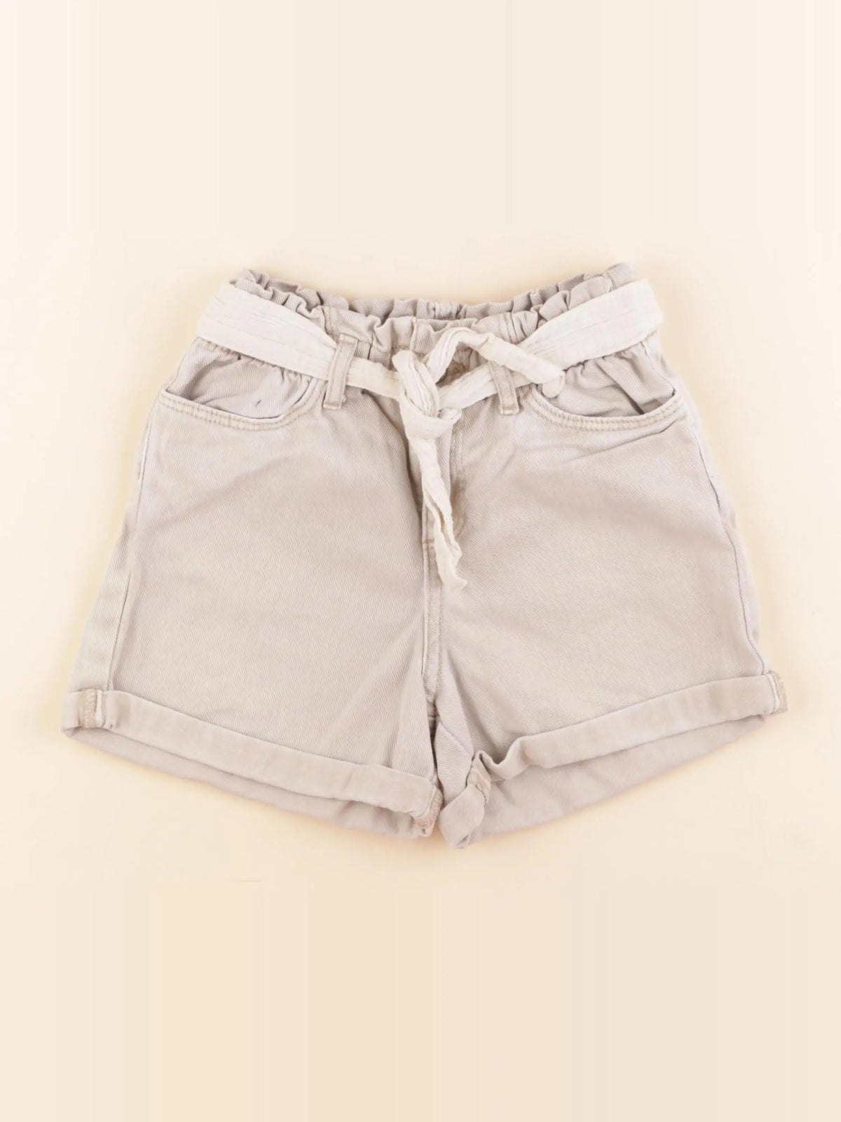 Vertbaudet - short beige - 5 ans