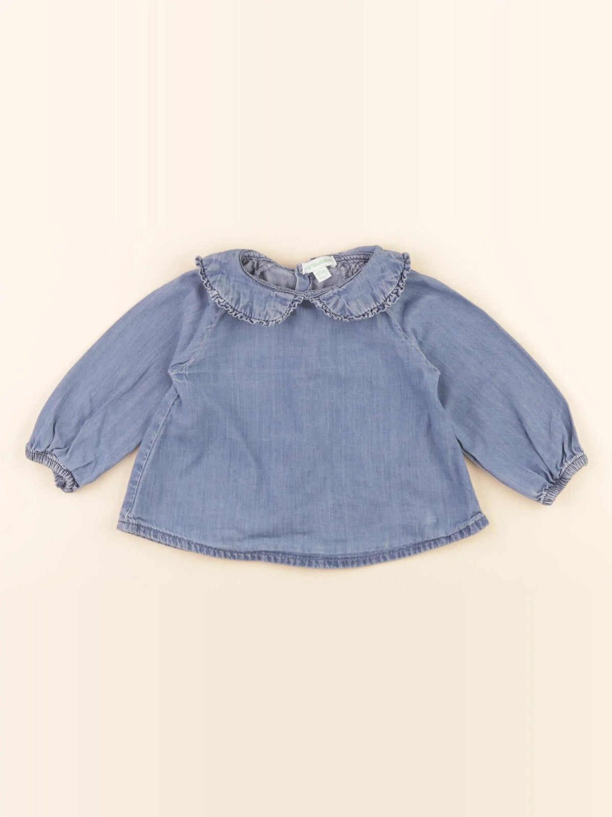 Vertbaudet - blouse bleu - 6 mois