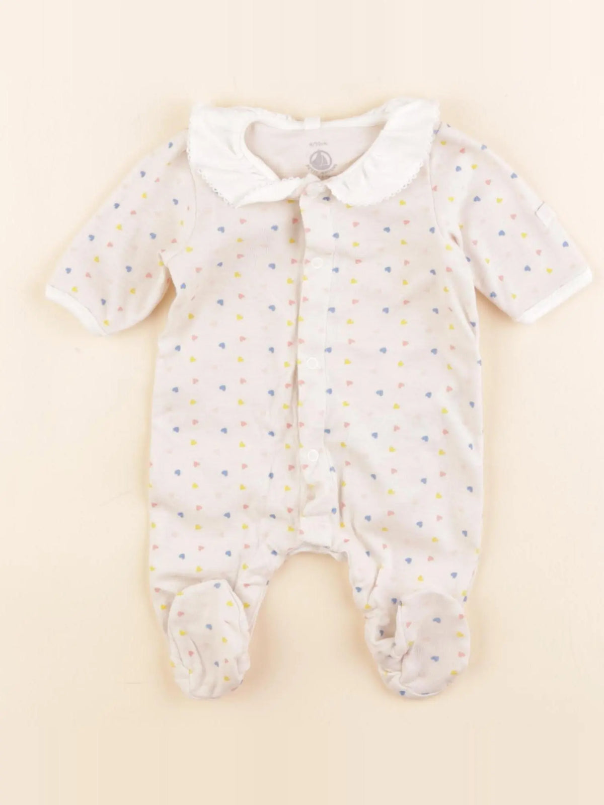 Petit Bateau - pyjama coton multicolore - 0 mois