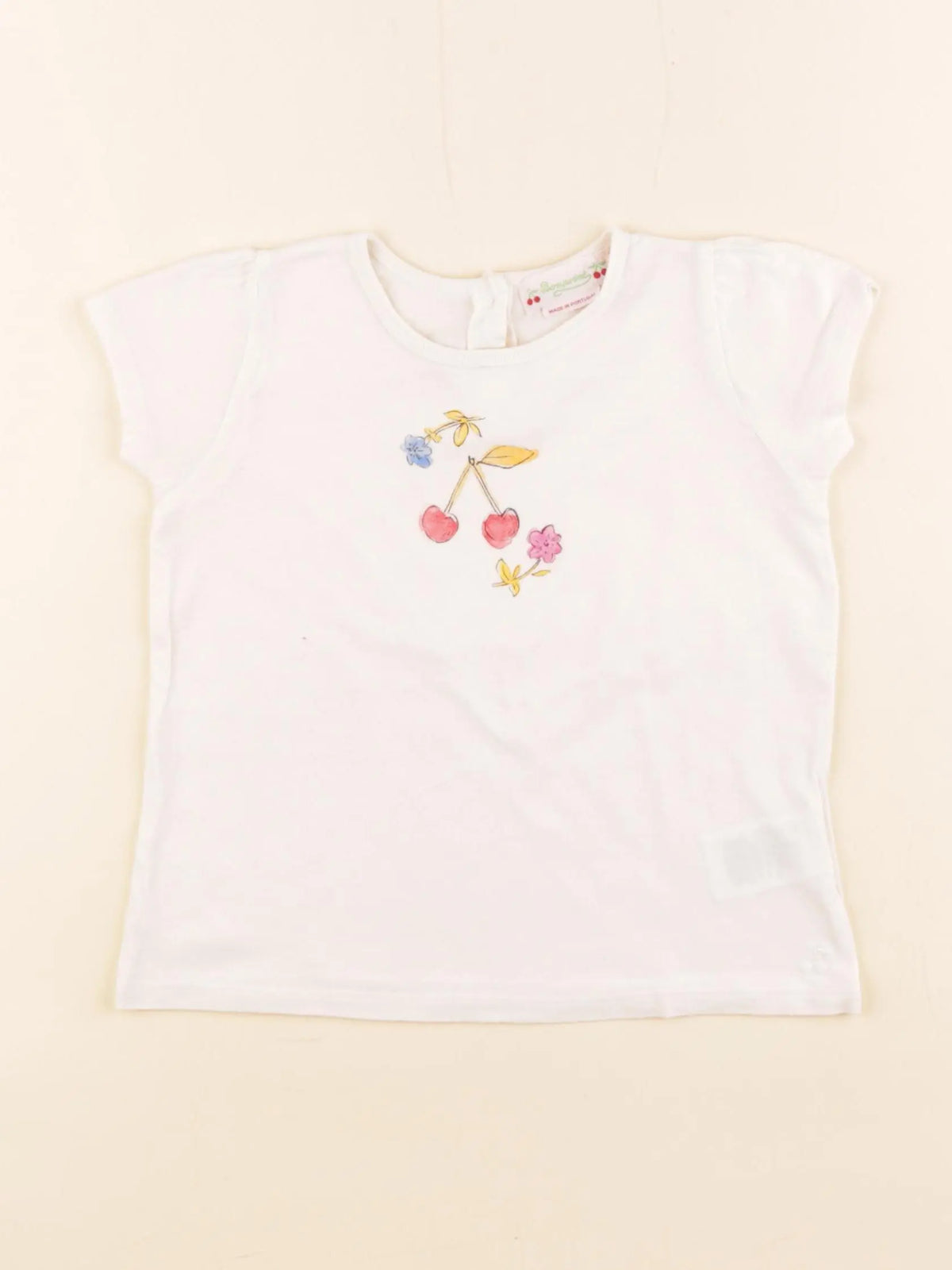 Bonpoint - tee-shirt beige - 3 ans