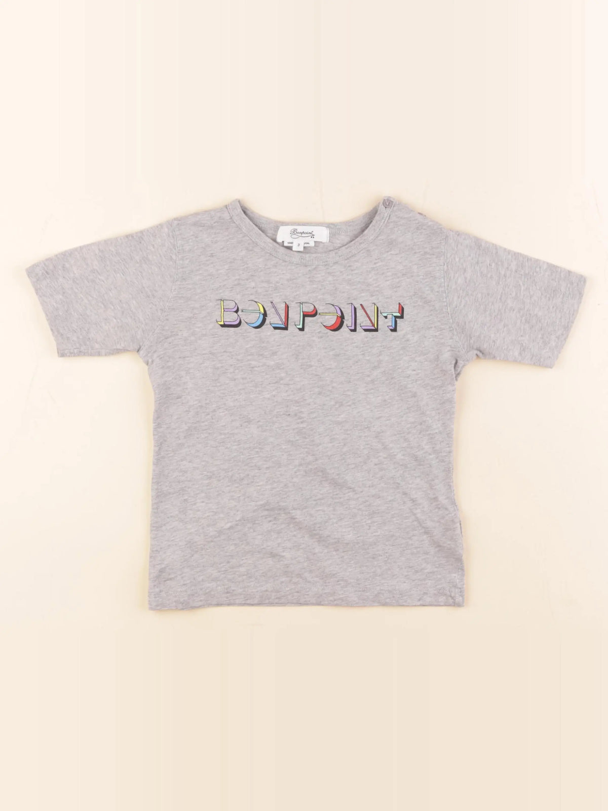 Bonpoint - tee-shirt gris - 3 ans