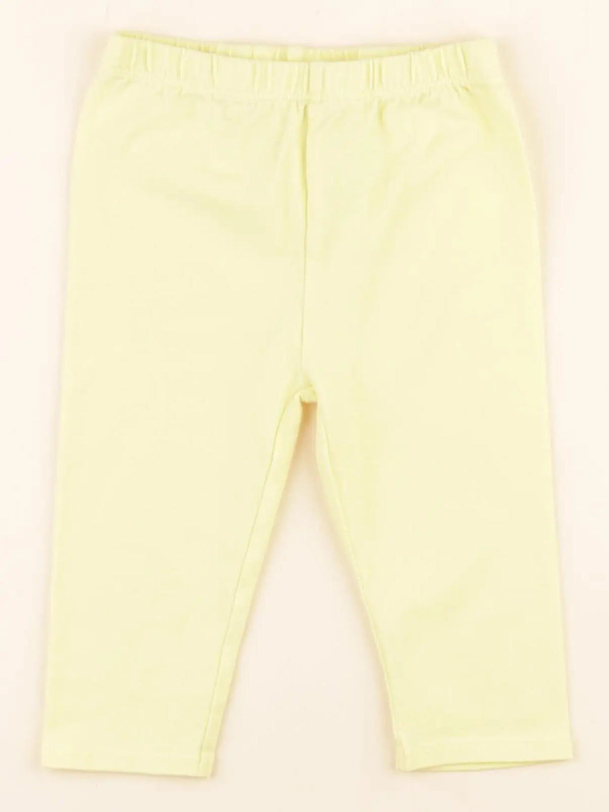 Vertbaudet - legging jaune - 24 mois
