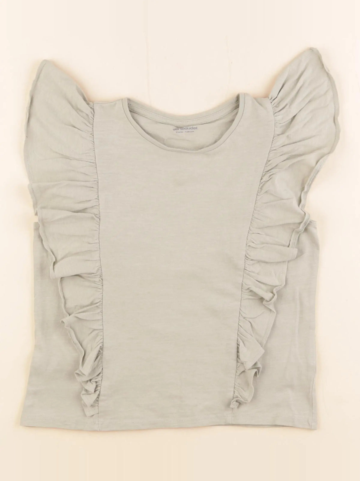 Vertbaudet - tee-shirt vert - 8 ans