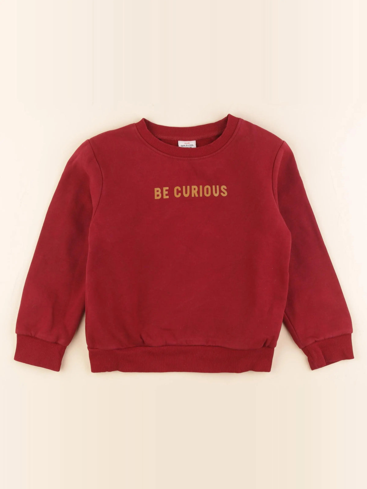 Tape à l'oeil - sweat rouge - 6 ans