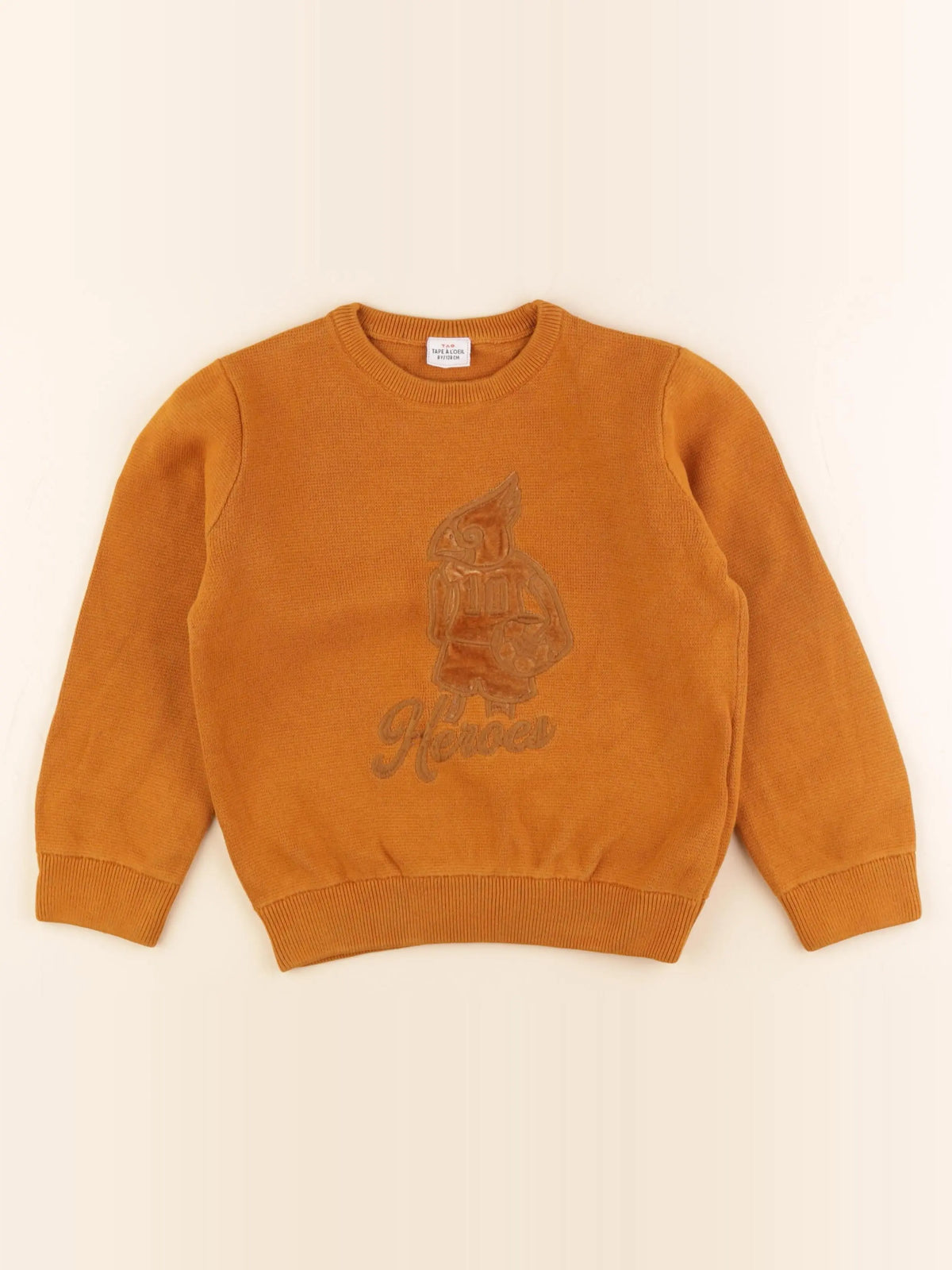 Tape à l'oeil - pull jaune - 8 ans