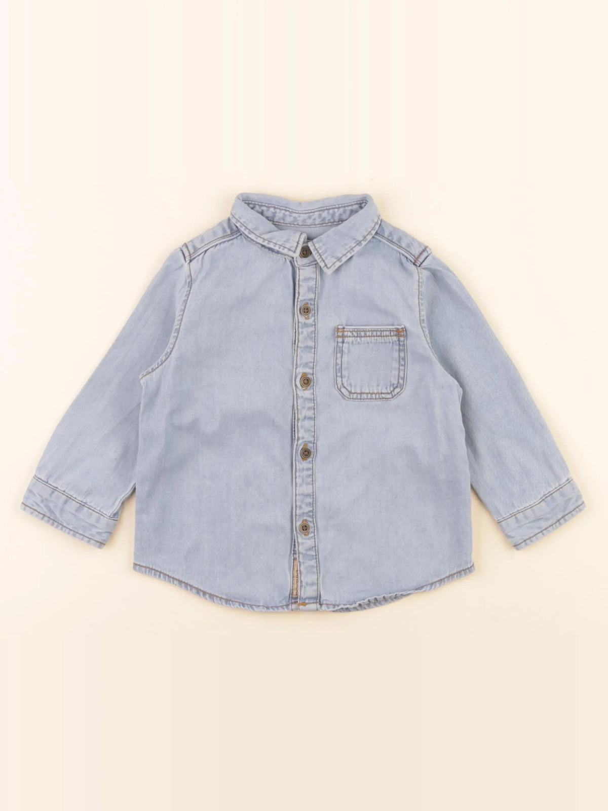 Zara - chemise bleu - 9/12 mois